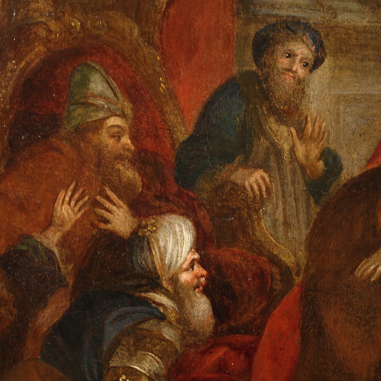 Esther fainting before Ahasuerus painting, 18th century 14