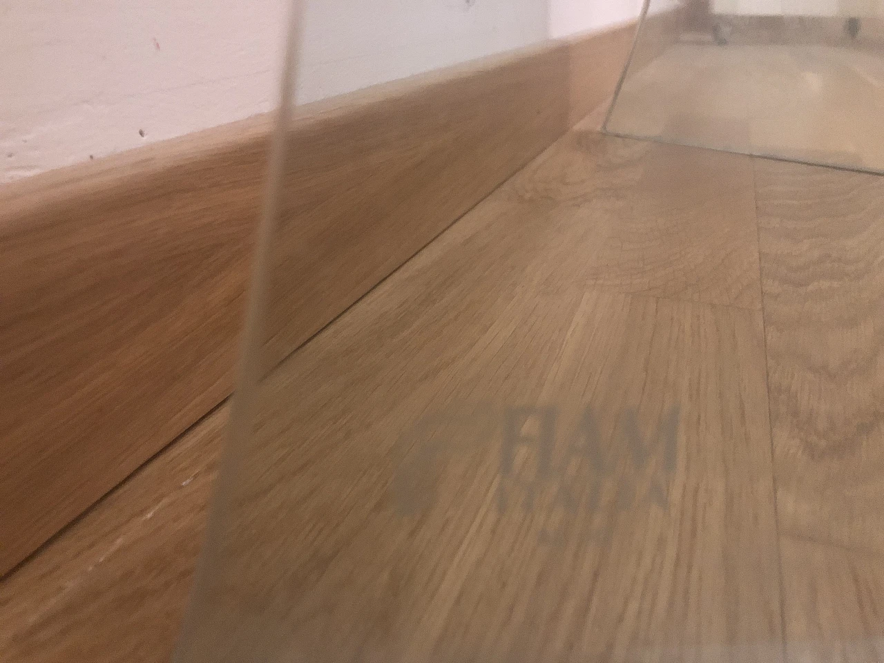 Tempered glass console Fiam Italia, 90s 6