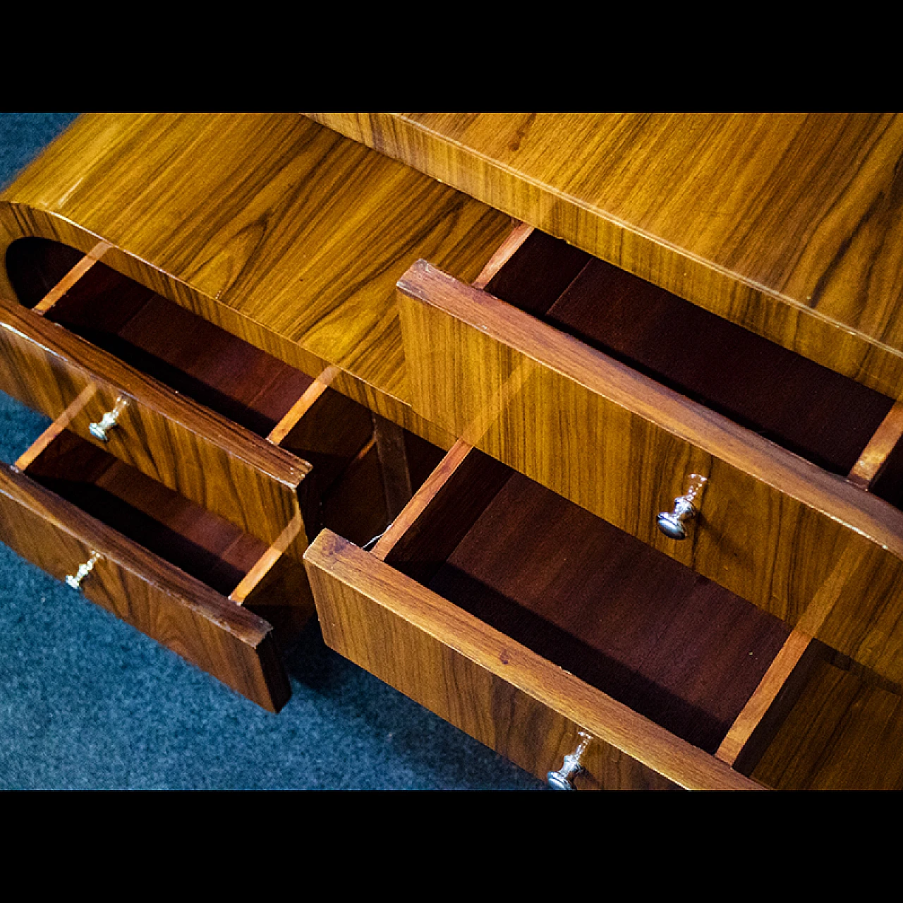 Tavolino mobiletto in stile Art Déco 4