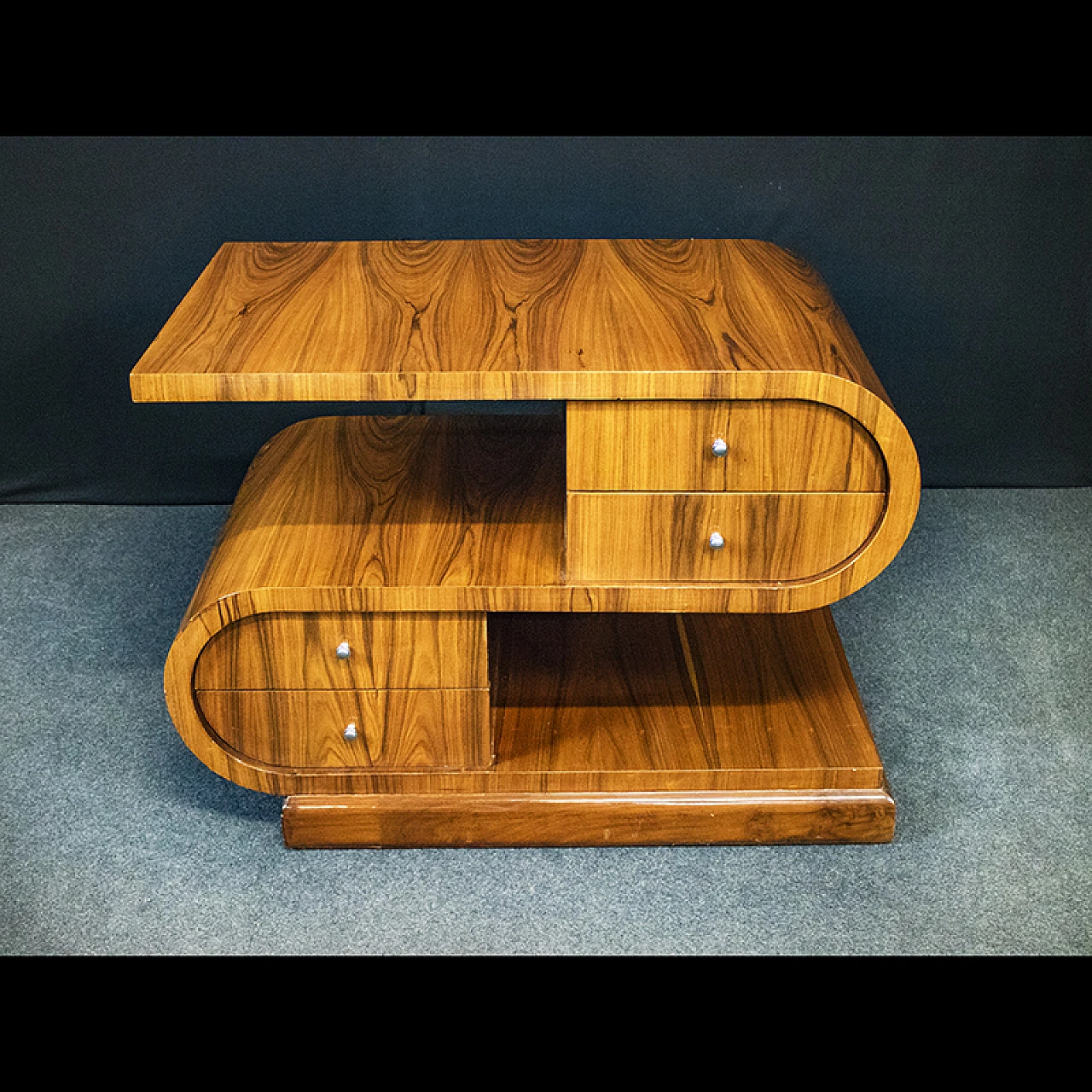 Tavolino mobiletto in stile Art Déco 10