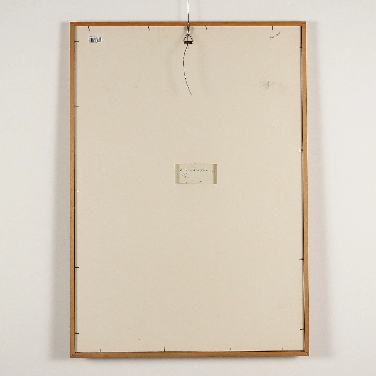 Luca Caccioni, Il cranio dello studente, tecnica mista su carta, 1991 7