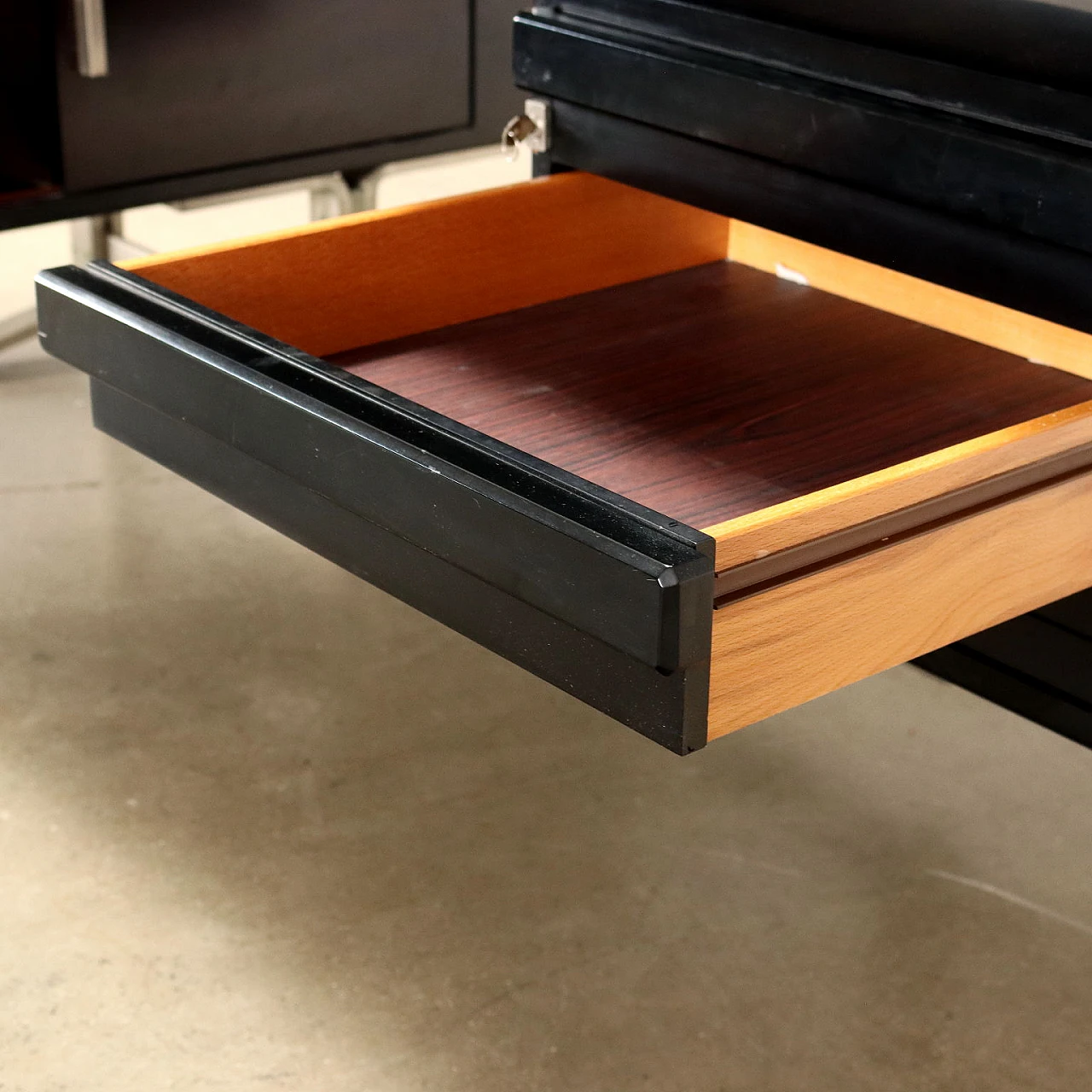 Wood and metal desk by G. Moscatelli for Formanova, 1970s 7