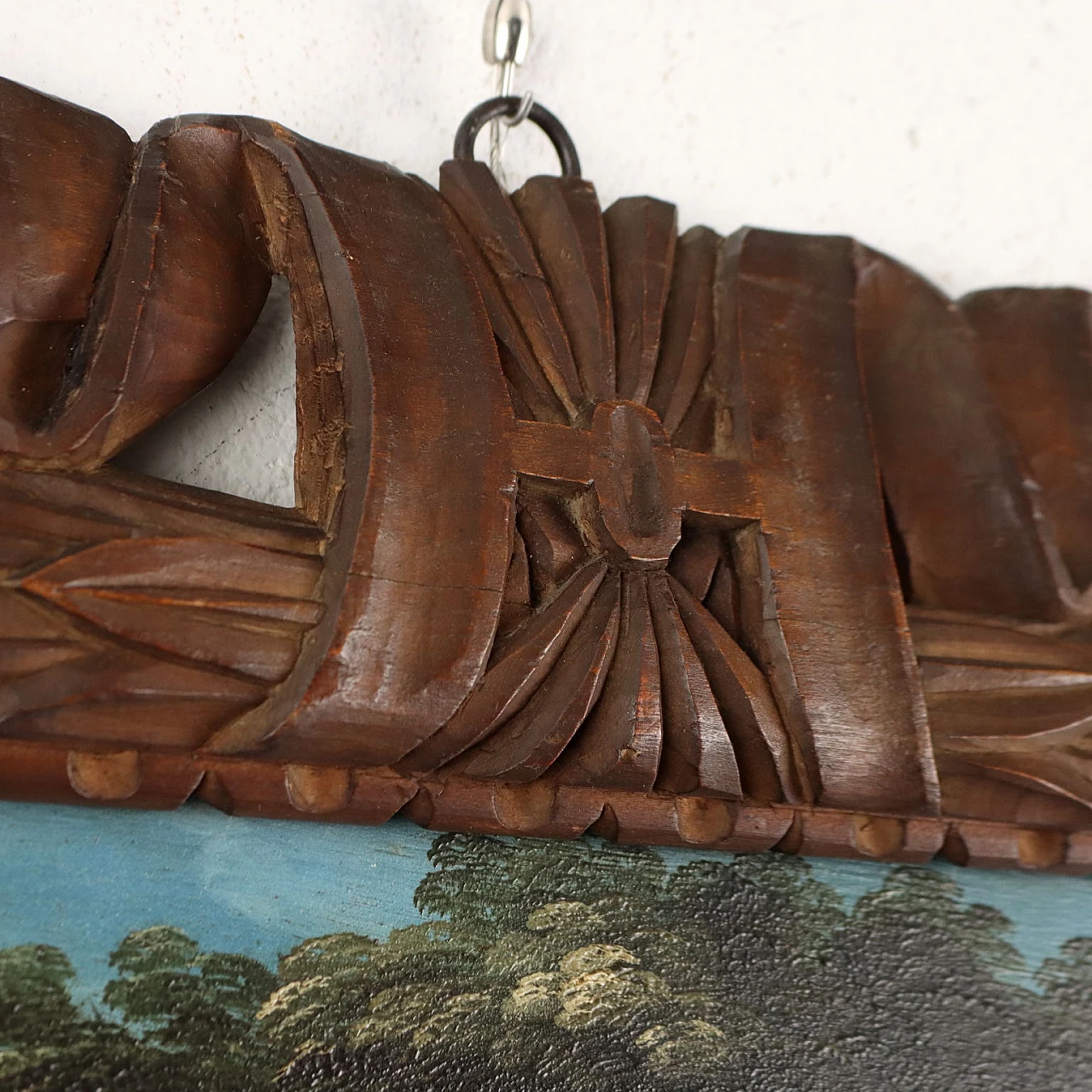 Paesaggio Fiammingo con figure, olio su tavola, '500 9