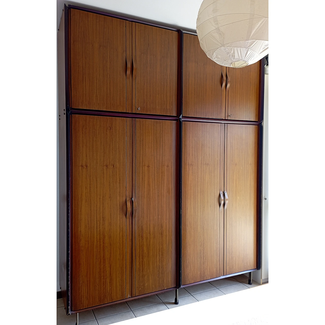 Wooden wardrobe, mid-20th century 2