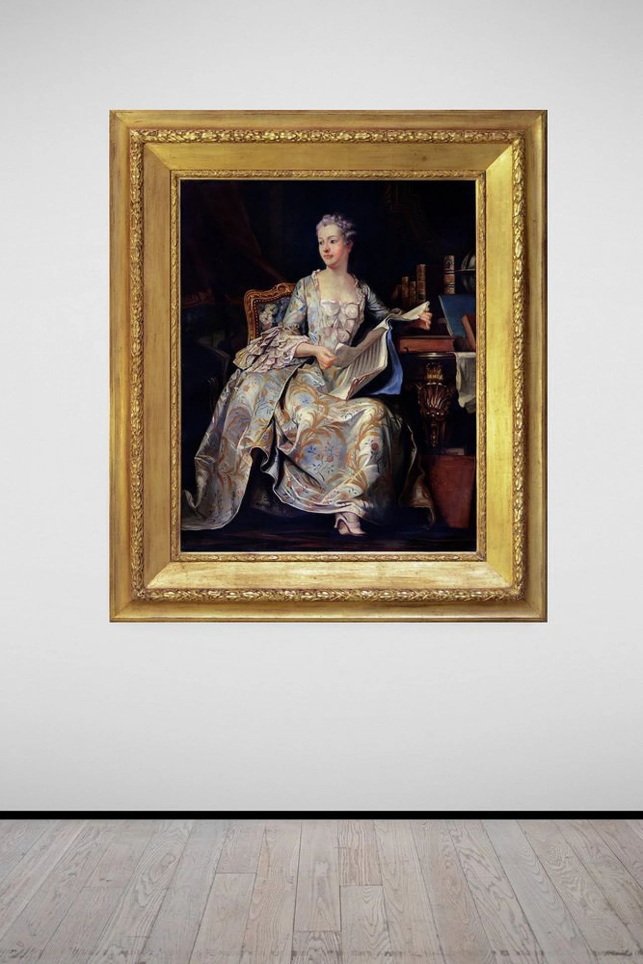 Portrait of a noblewoman by Angelo Granati, oil on canvas, 2000s 1