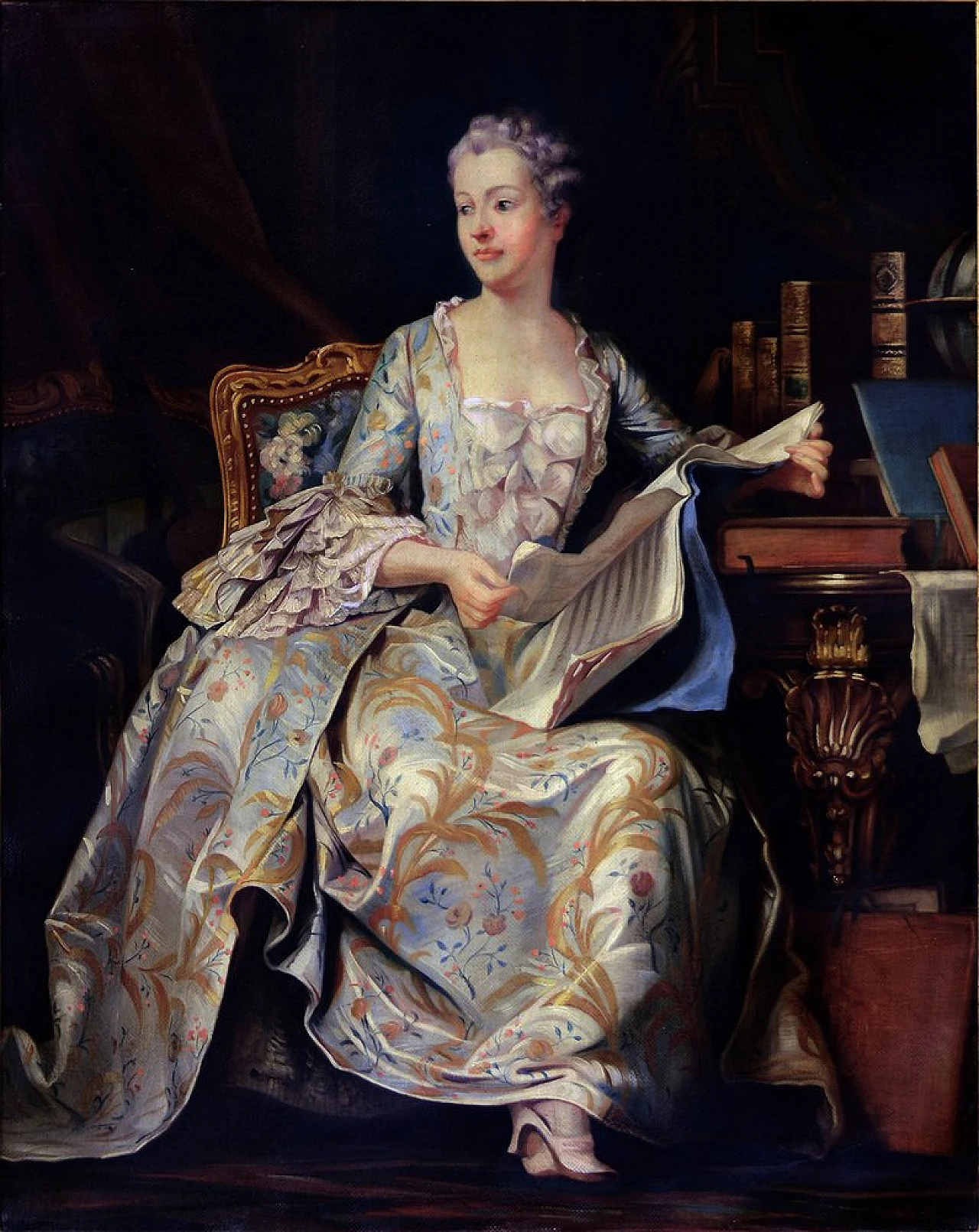 Portrait of a noblewoman by Angelo Granati, oil on canvas, 2000s 2