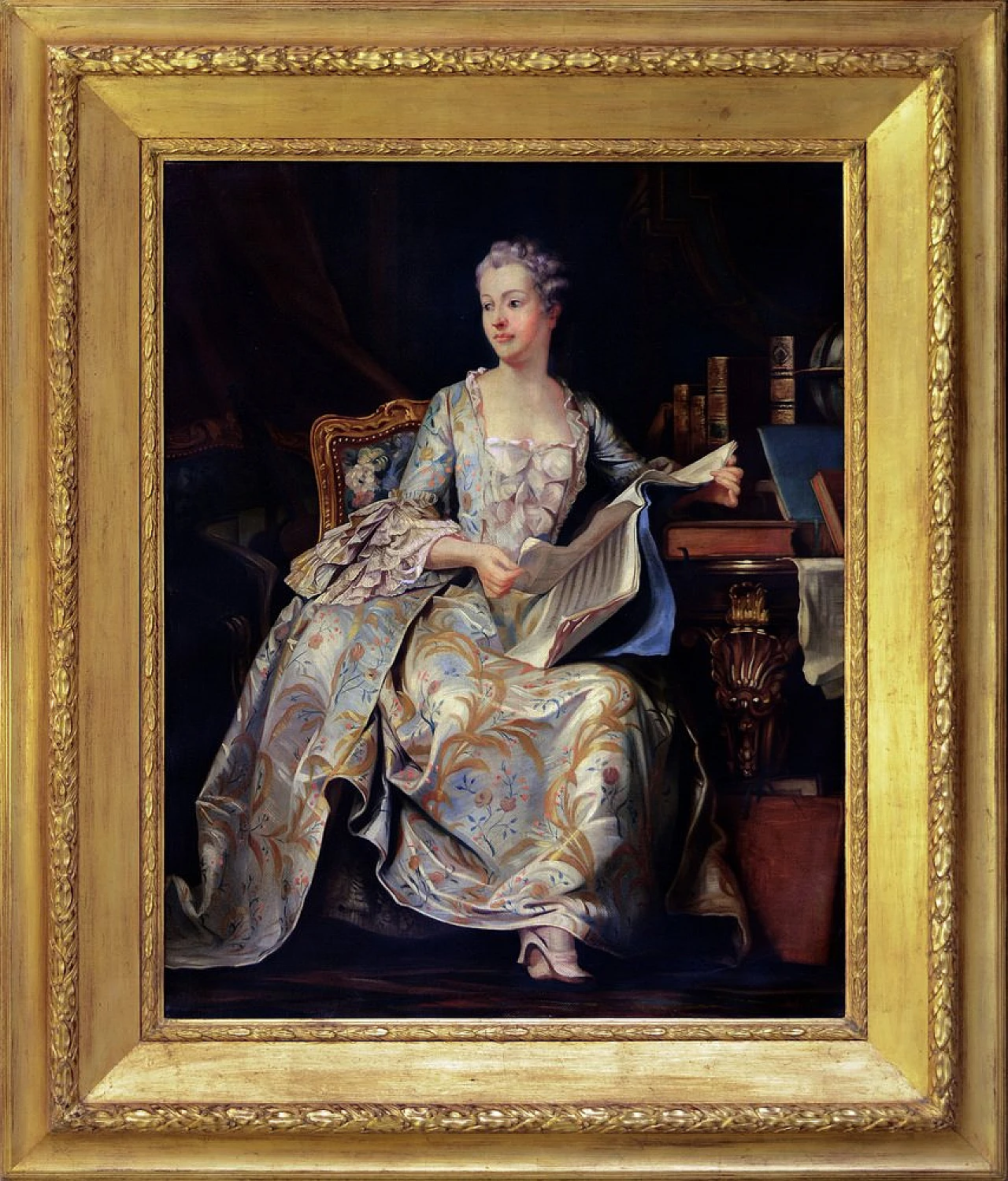 Portrait of a noblewoman by Angelo Granati, oil on canvas, 2000s 4