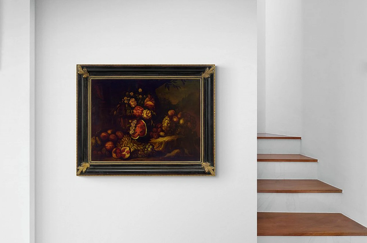 Natura morta di Jean Luis Chardin, olio su tela, anni '60 2