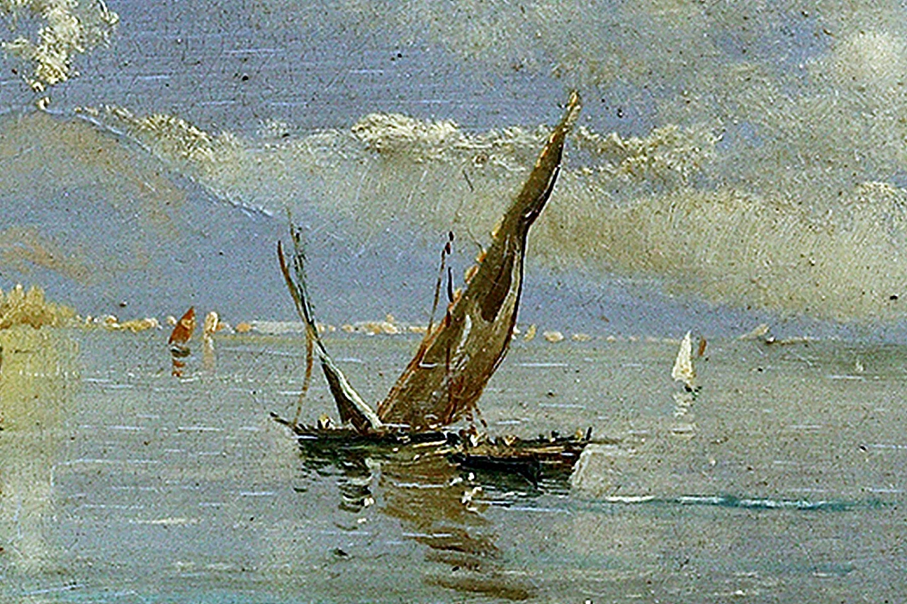 Paesaggio malinconico di Allegretti Mario Rosario, anni '80 3