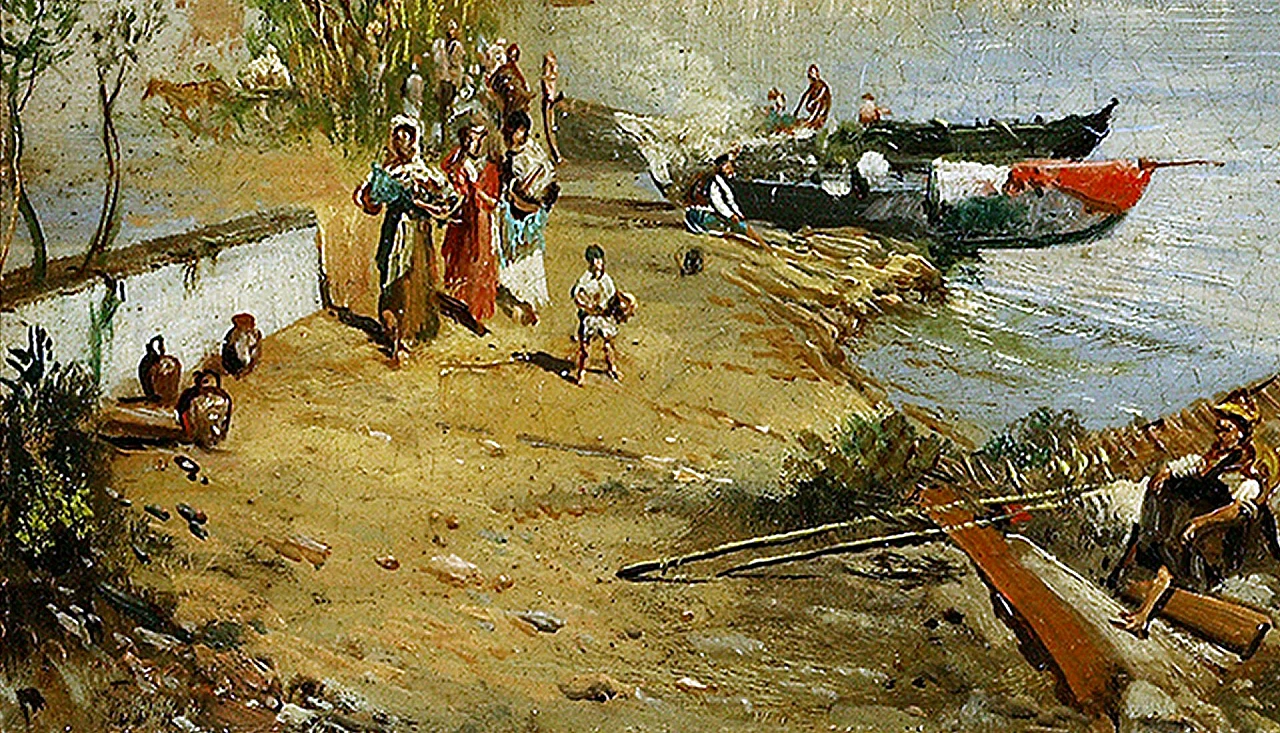 Paesaggio malinconico di Allegretti Mario Rosario, anni '80 5