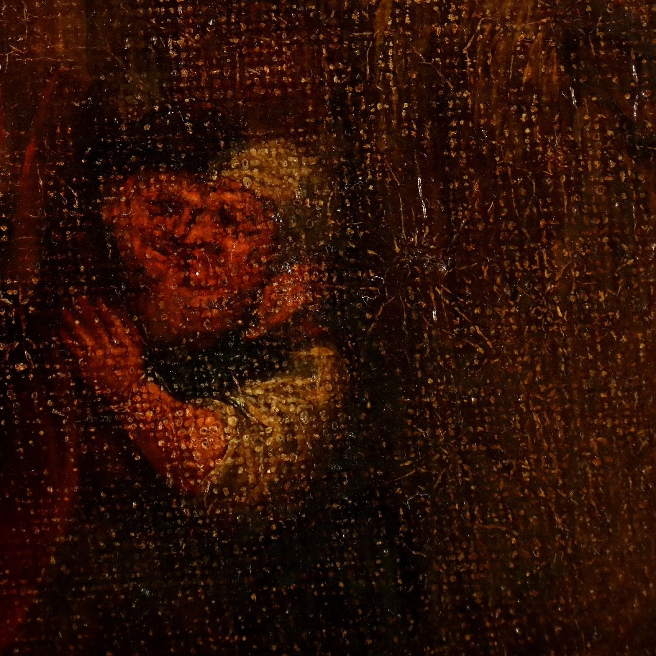 Scena di genere, olio su tela, '800 5