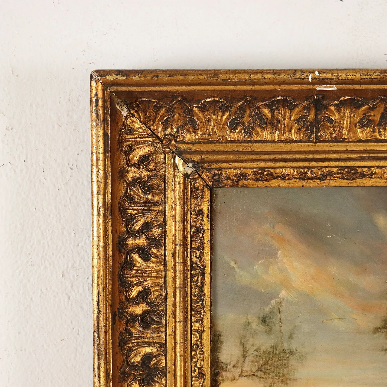 Scena di genere, olio su tela, '800 8