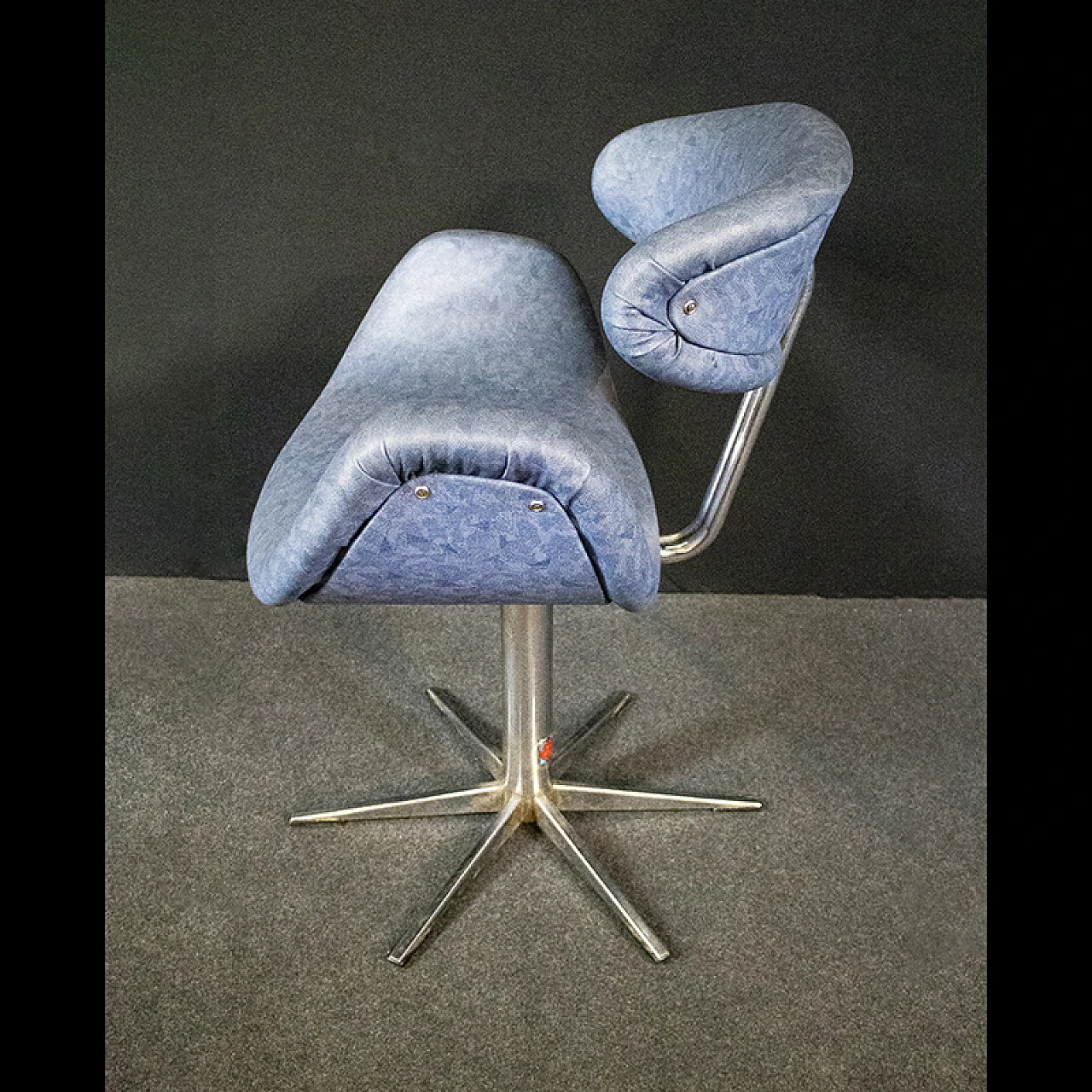 Set di 4 sedie da barbiere parrucchiere vintage anni '60 6