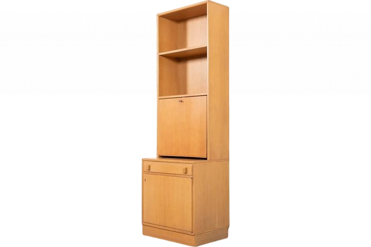 Vintage Swedish Oak Bar Cabinet, 1970s 10