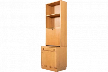 Vintage Swedish Oak Bar Cabinet, 1970s