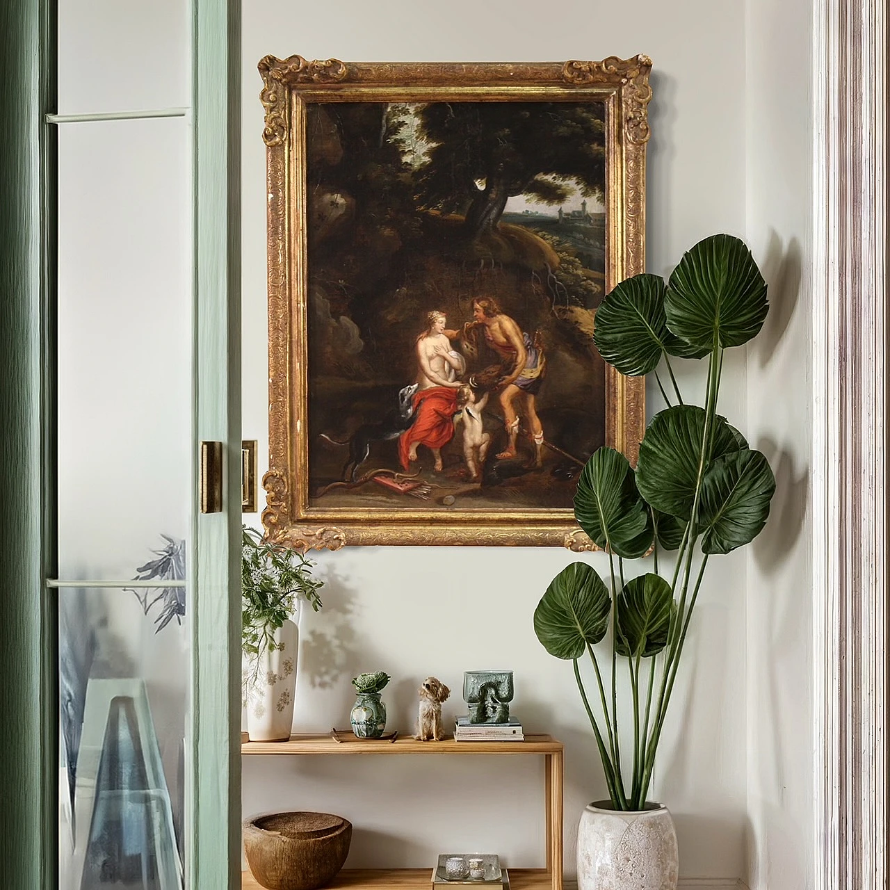 Painting Meleager offers the head of the girdle, 17th century 13