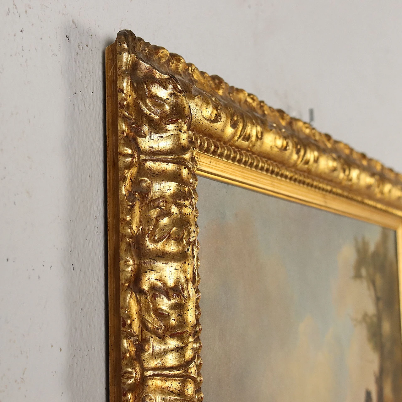 Pastore con armenti, olio su tela 7