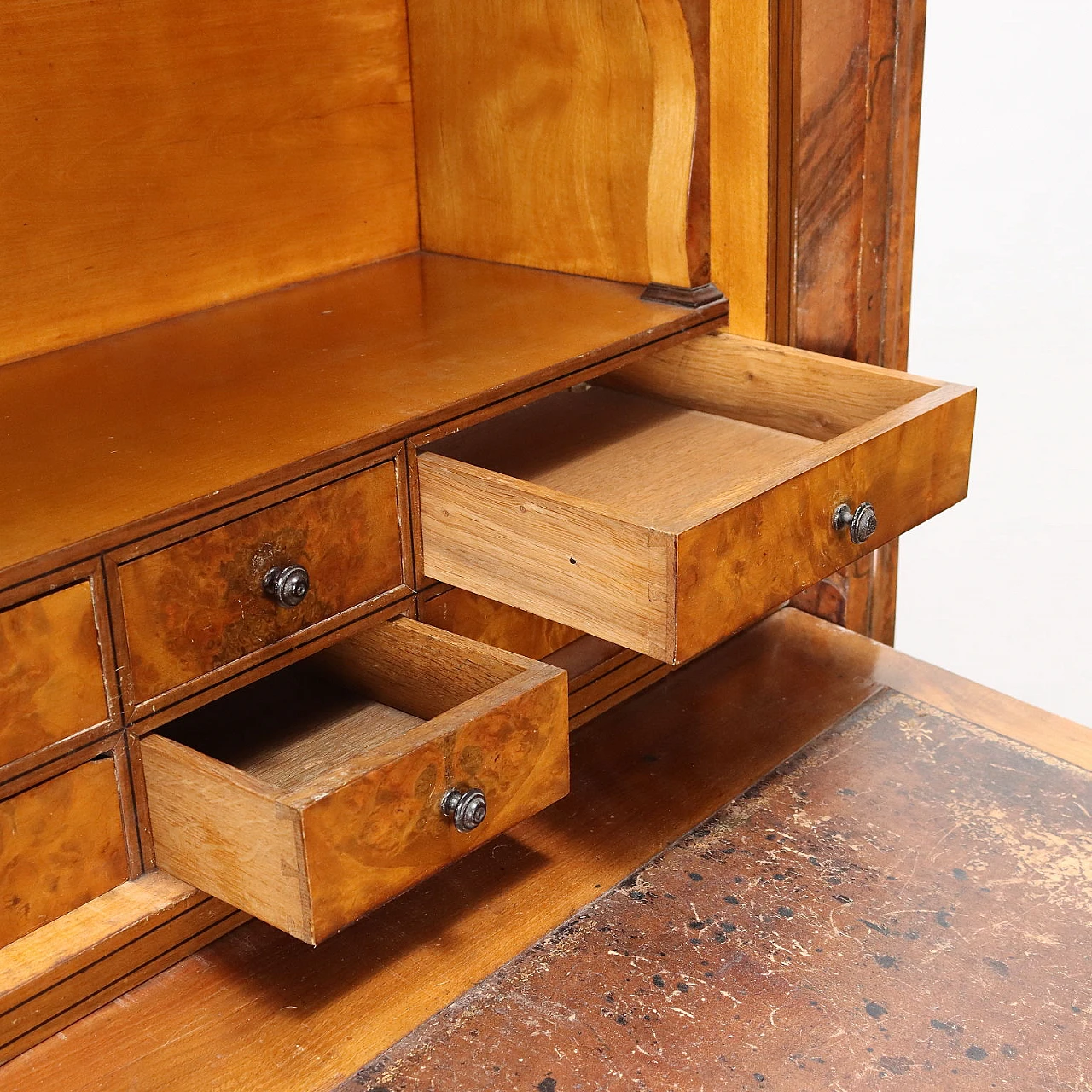 Secrétaire in rovere, fine '800 6