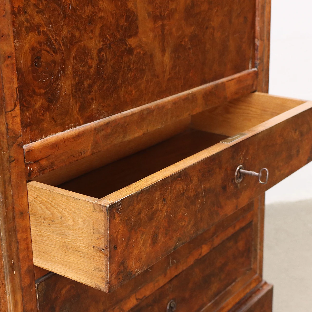 Secrétaire in rovere, fine '800 8