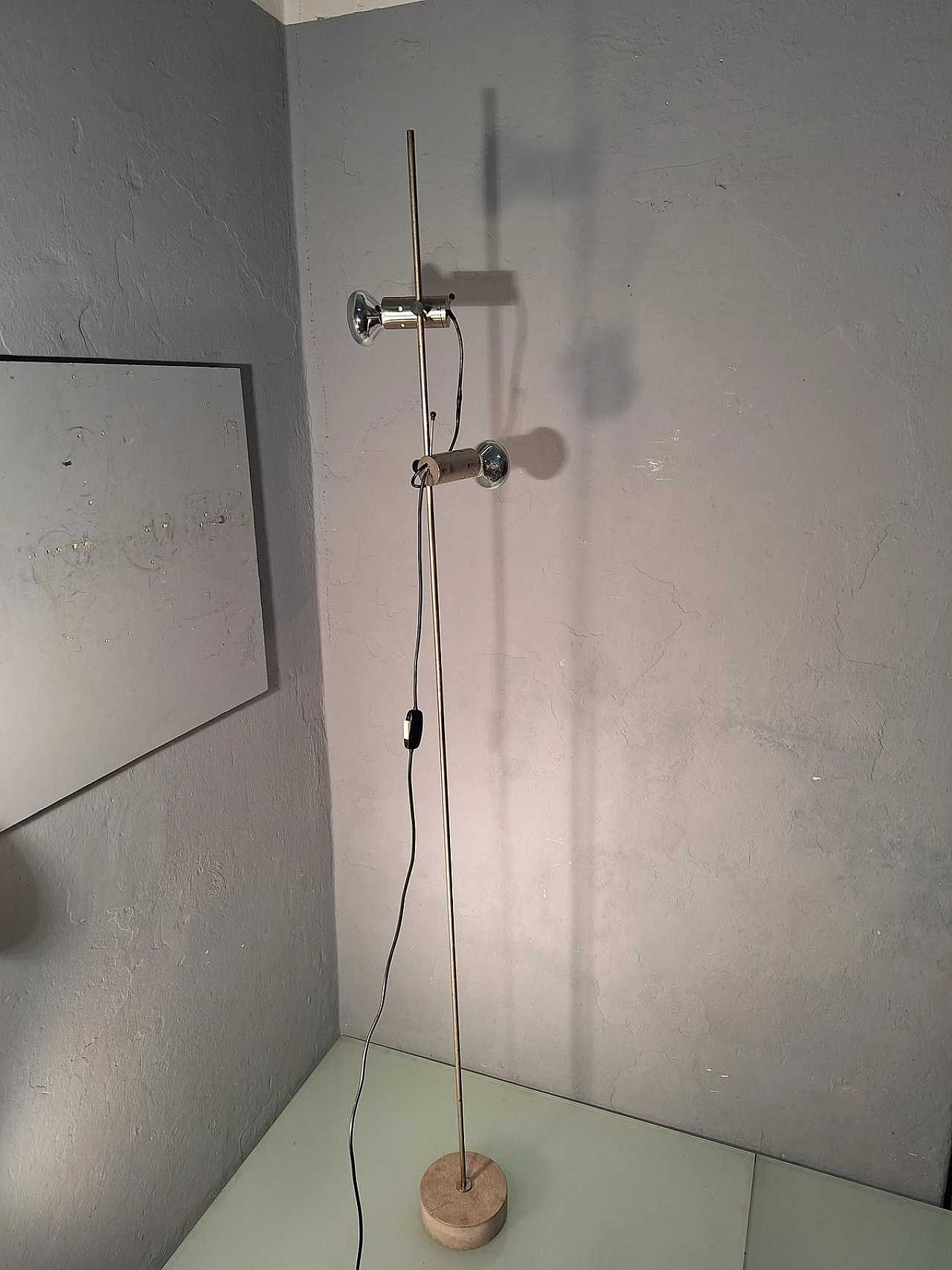 Model 387 Floor Lamp by Tito Agnoli for Oluce, 1960s 1