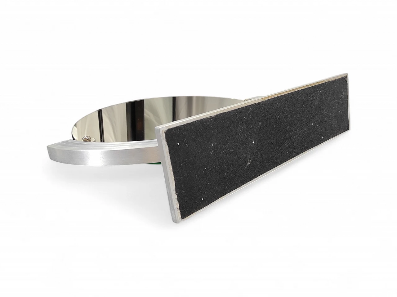 Doppio specchio rotondo rivoltabile anni '70 7