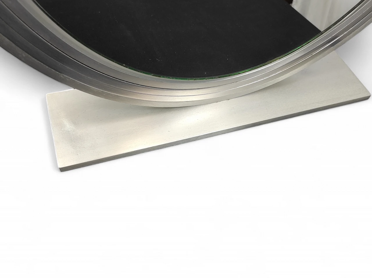 Doppio specchio rotondo rivoltabile anni '70 8