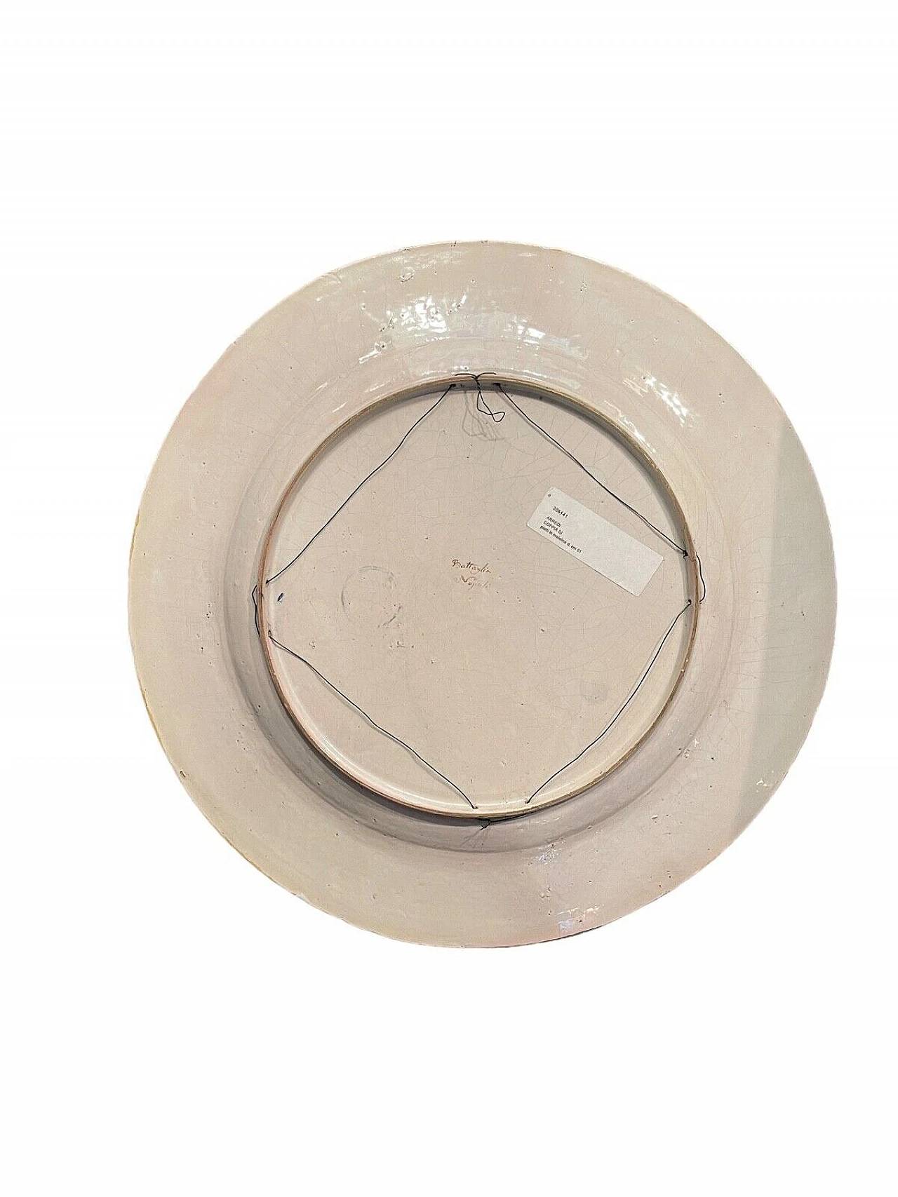 Pair of majolica plates by Battaglia, 19th century 6