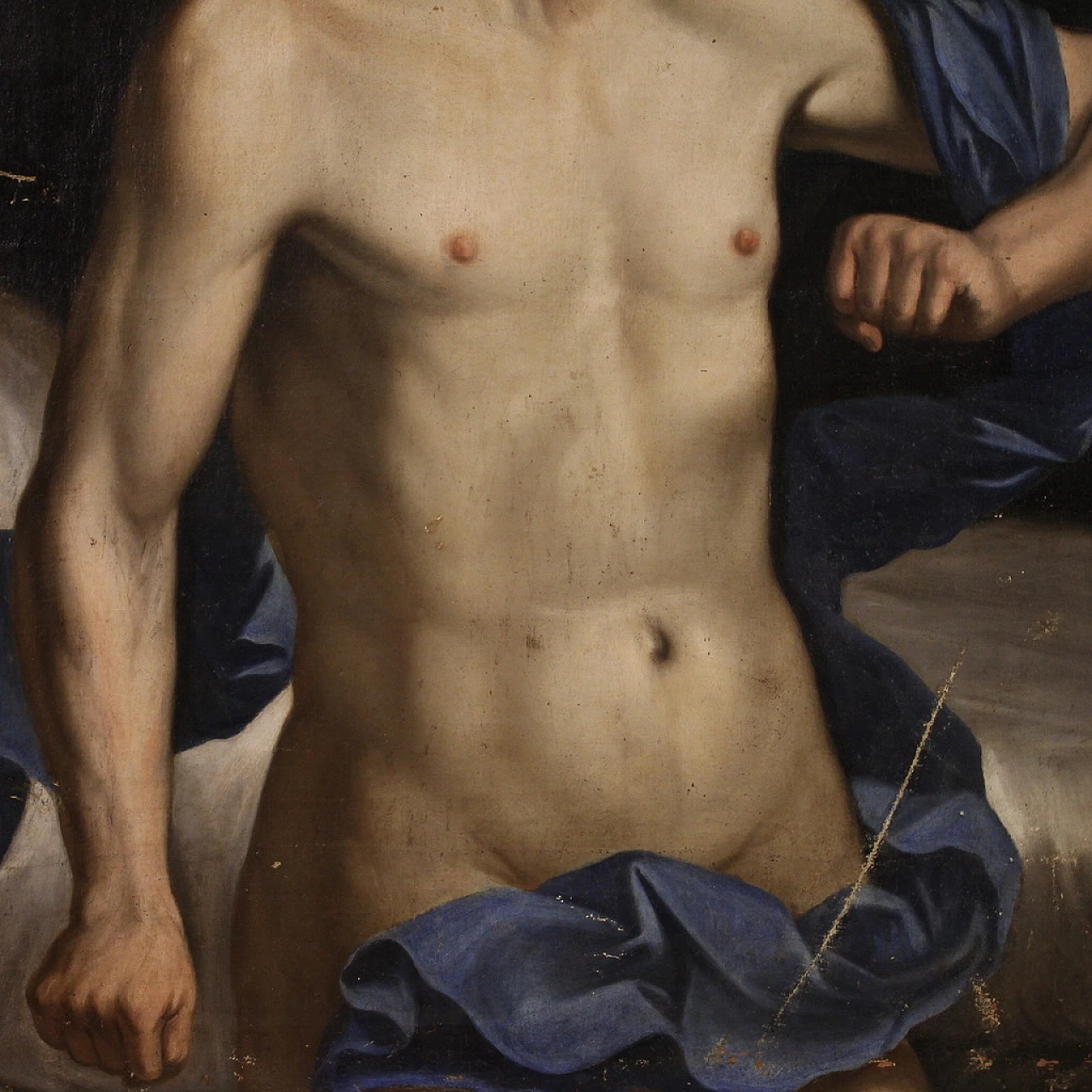 Amnon and Tamar, Baroque Emilian painting,  17th century 11