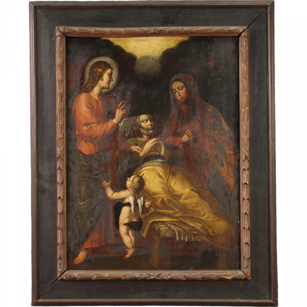 The Death of Joseph, oil on panel, 19th century 16