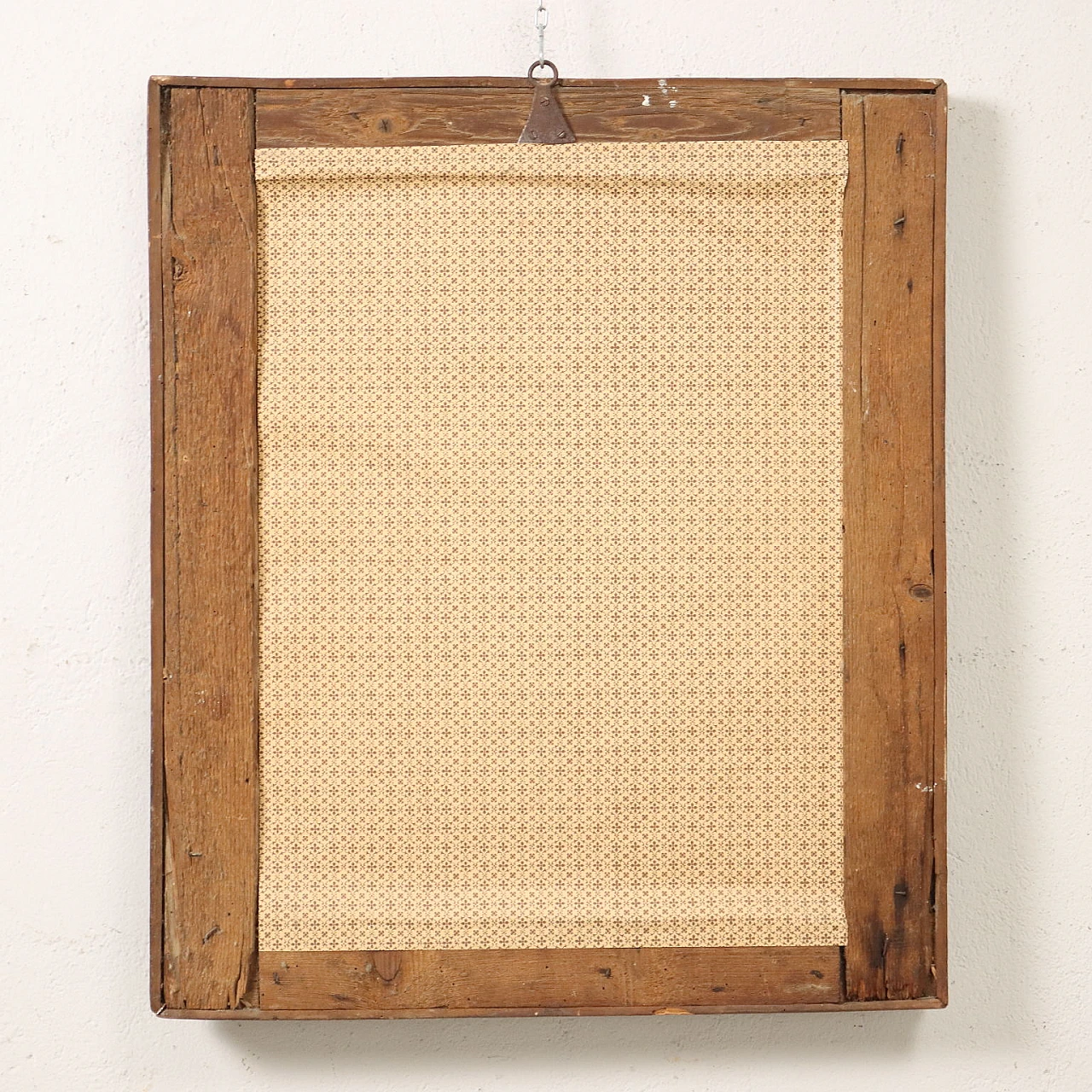 Walnut-panelled fir mirror, late 18th century 9