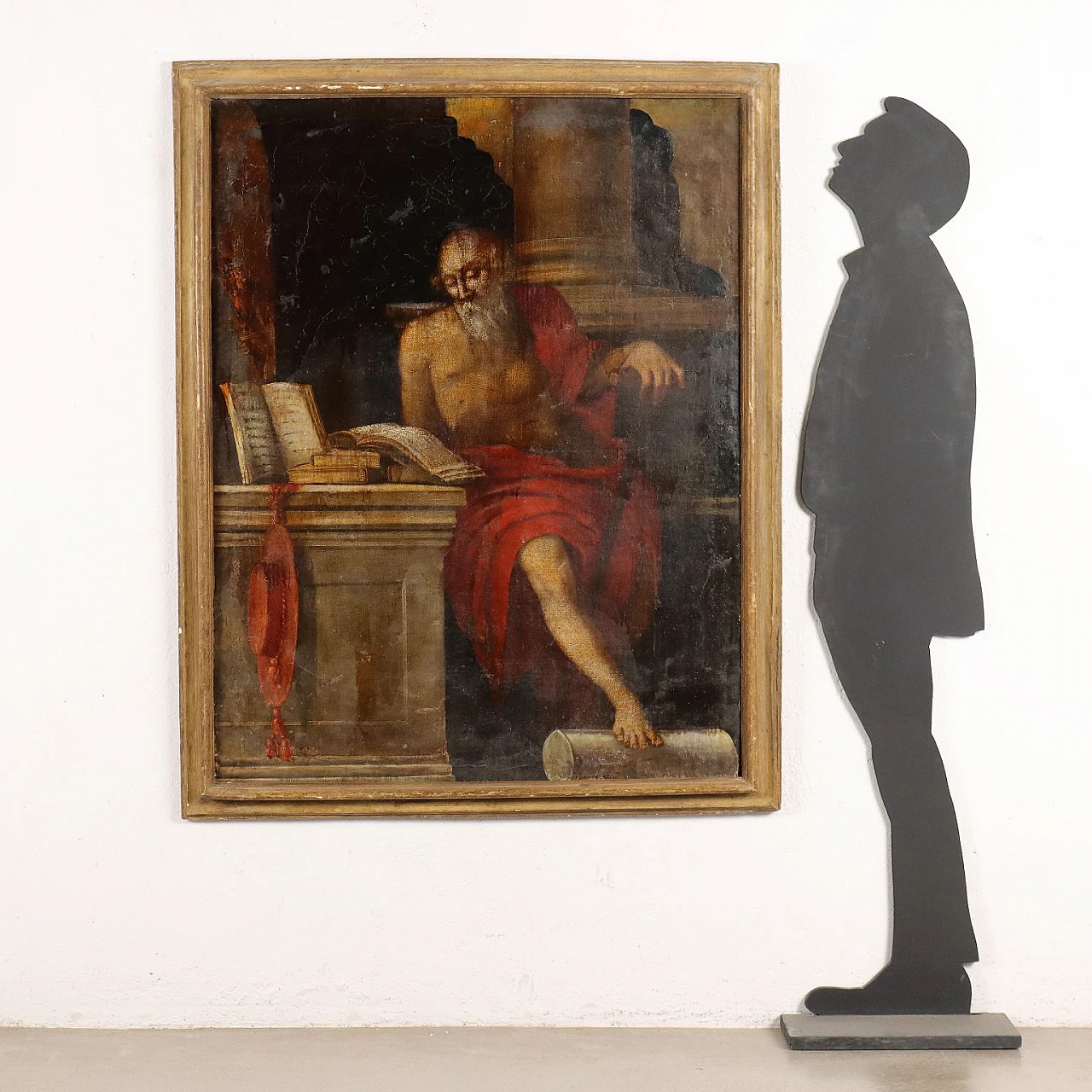 St. Jerome, oil on canvas, 17th century 2