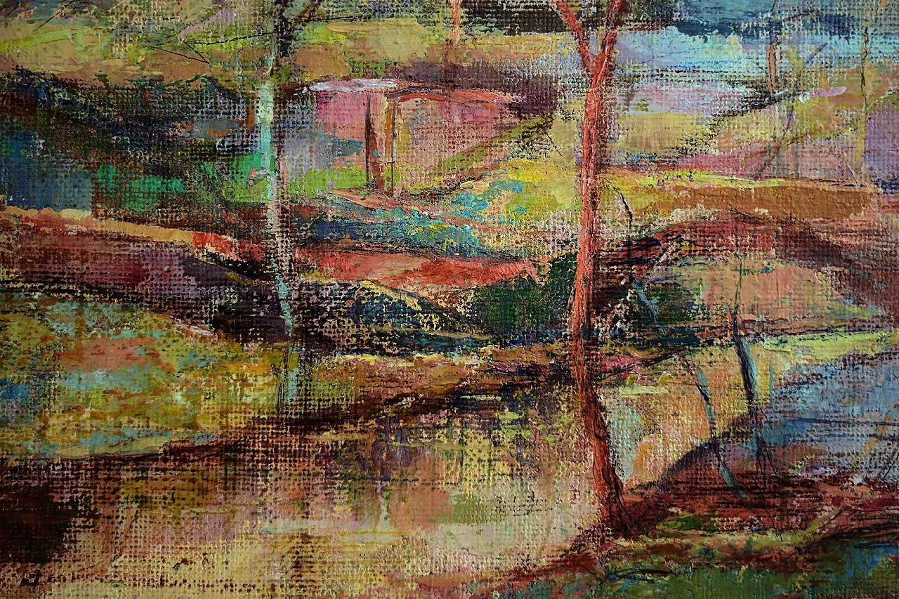 Golden Dream di Alfonso Pragliola, olio su Tela, anni '2000 2