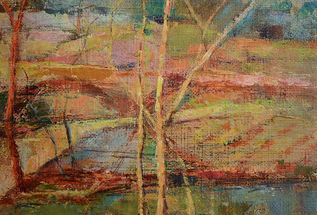 Golden Dream di Alfonso Pragliola, olio su Tela, anni '2000 3