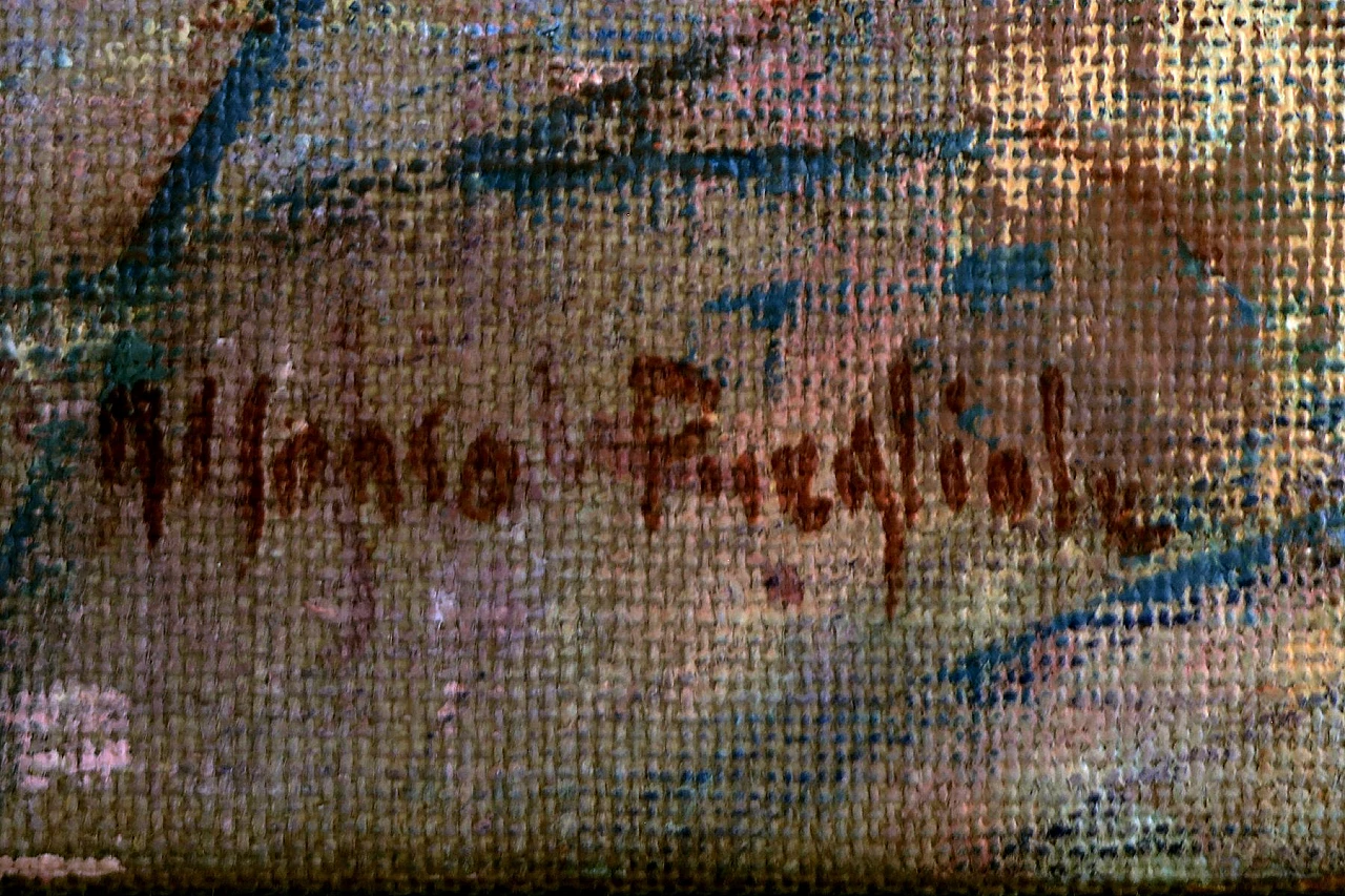 Golden Dream di Alfonso Pragliola, olio su Tela, anni '2000 4