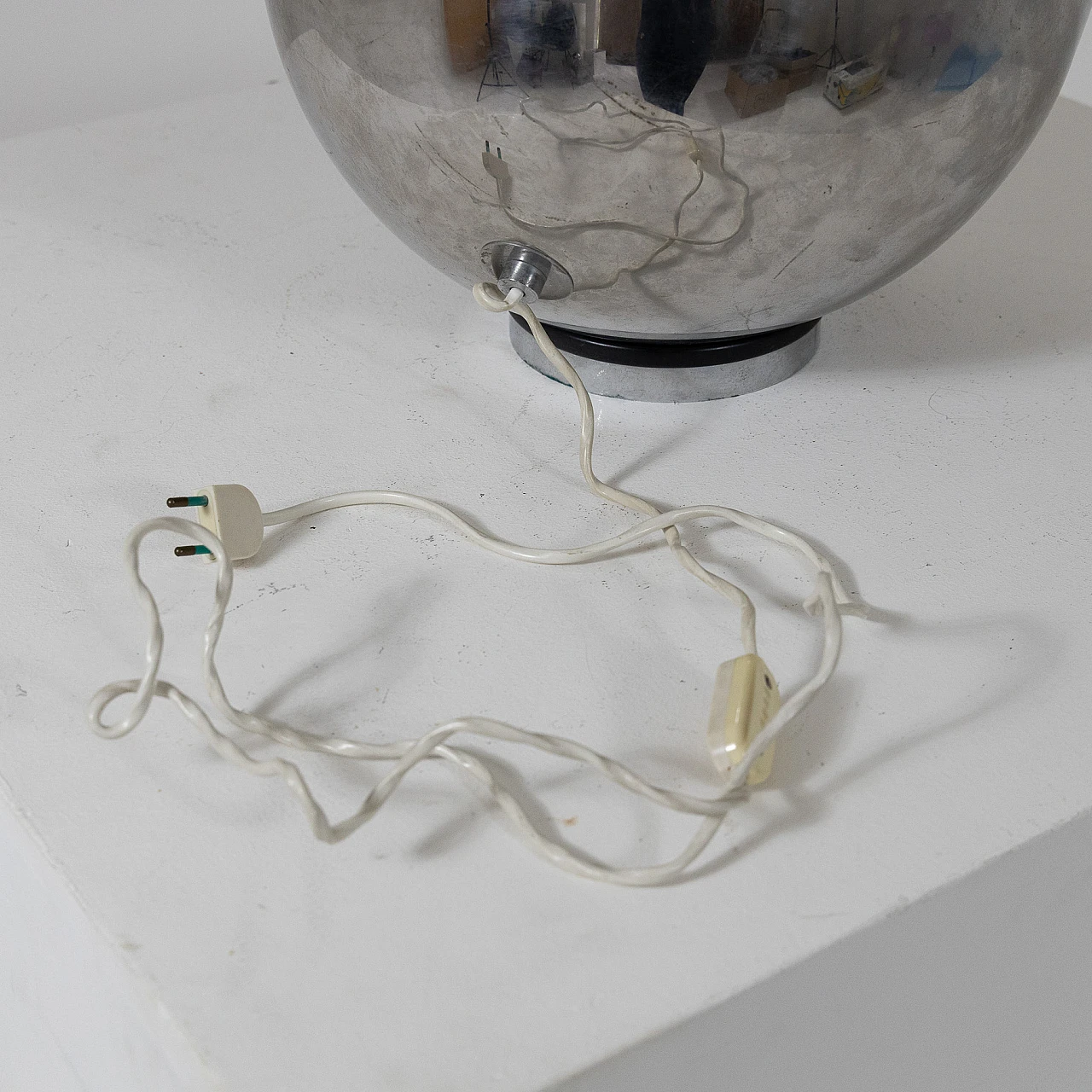 Specchio da tavolo retroilluminato, anni 70 5