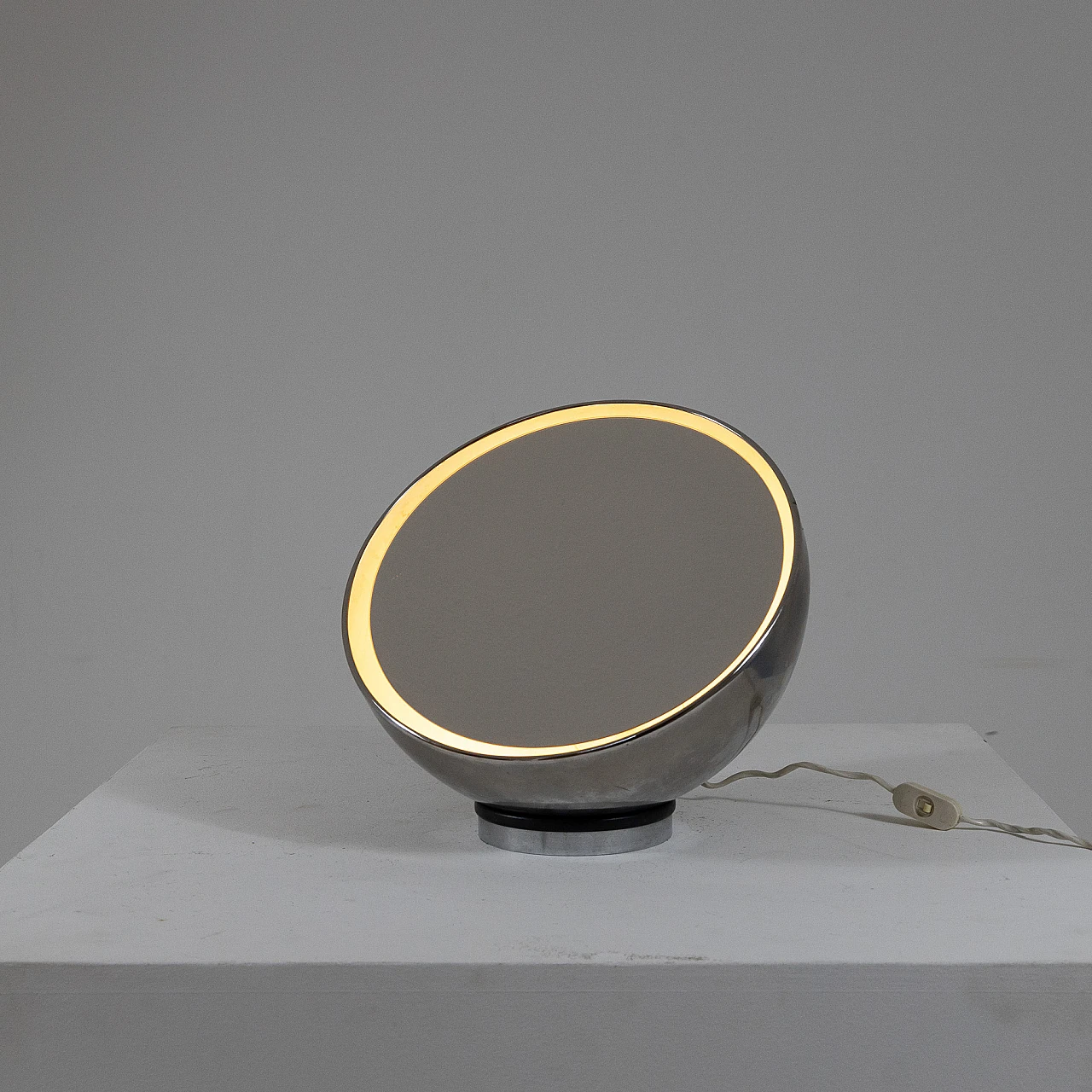 Specchio da tavolo retroilluminato, anni 70 6