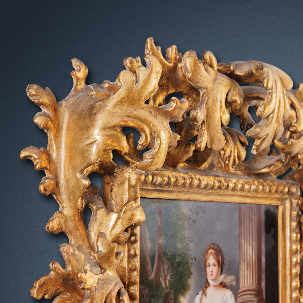 Ritratto della Regina Luisa di Prussia, dipinto su porcellana, '800 6