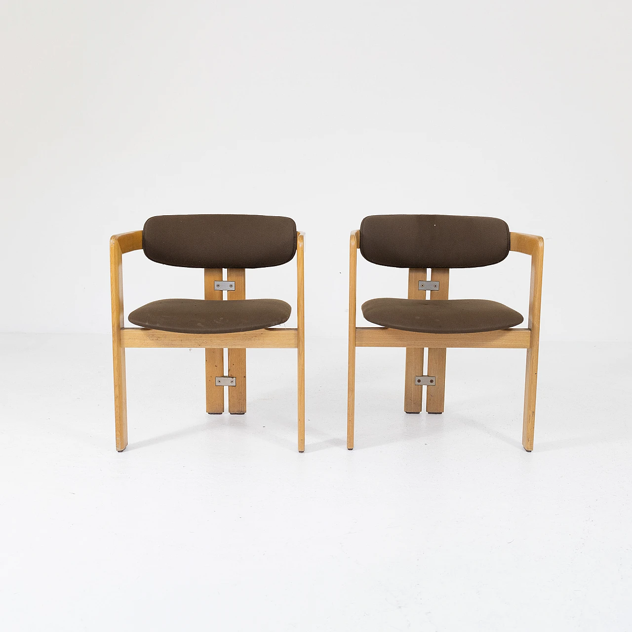 Pair of Pamplona chairs by Augusto Savini for Pozzi, 1960s 1