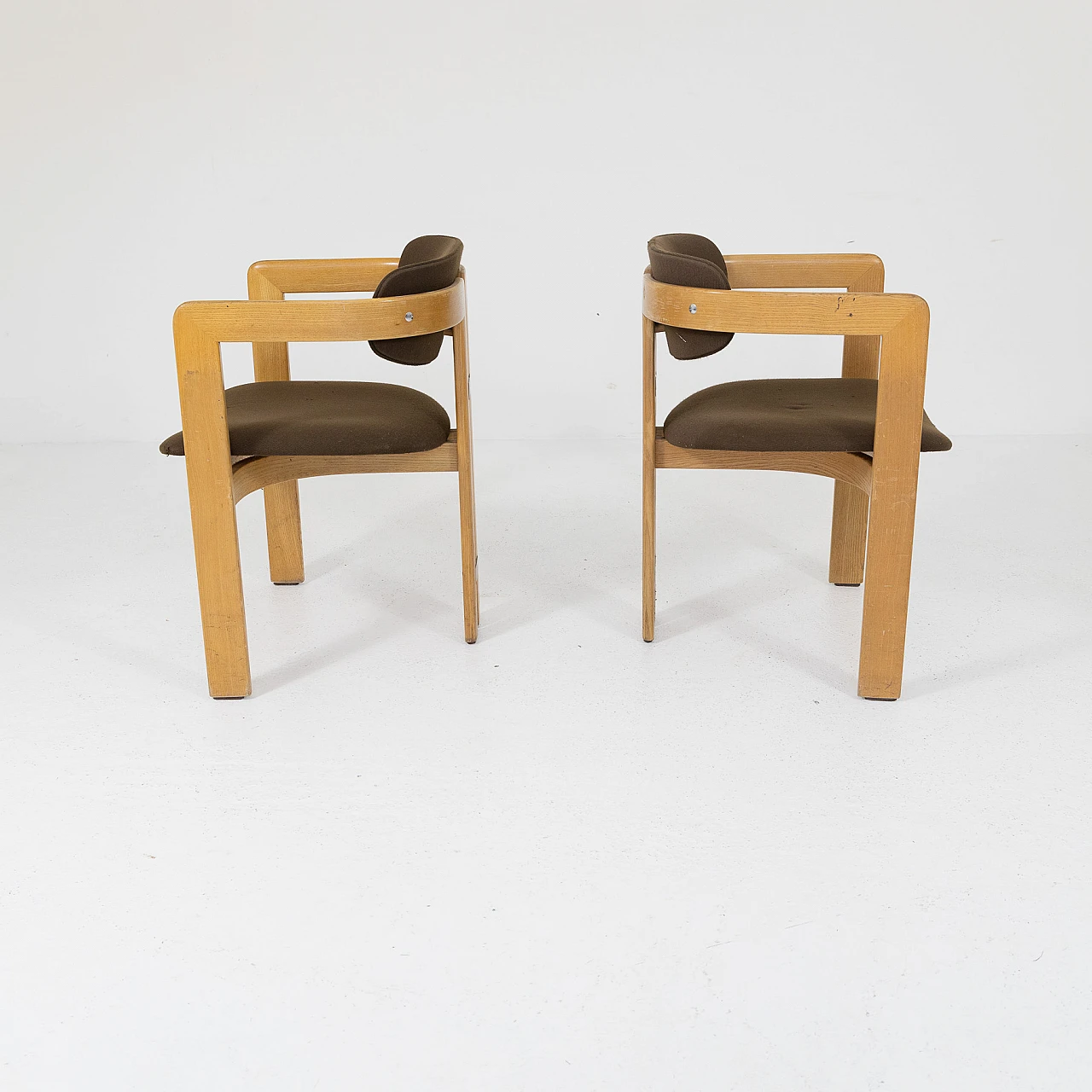 Pair of Pamplona chairs by Augusto Savini for Pozzi, 1960s 2