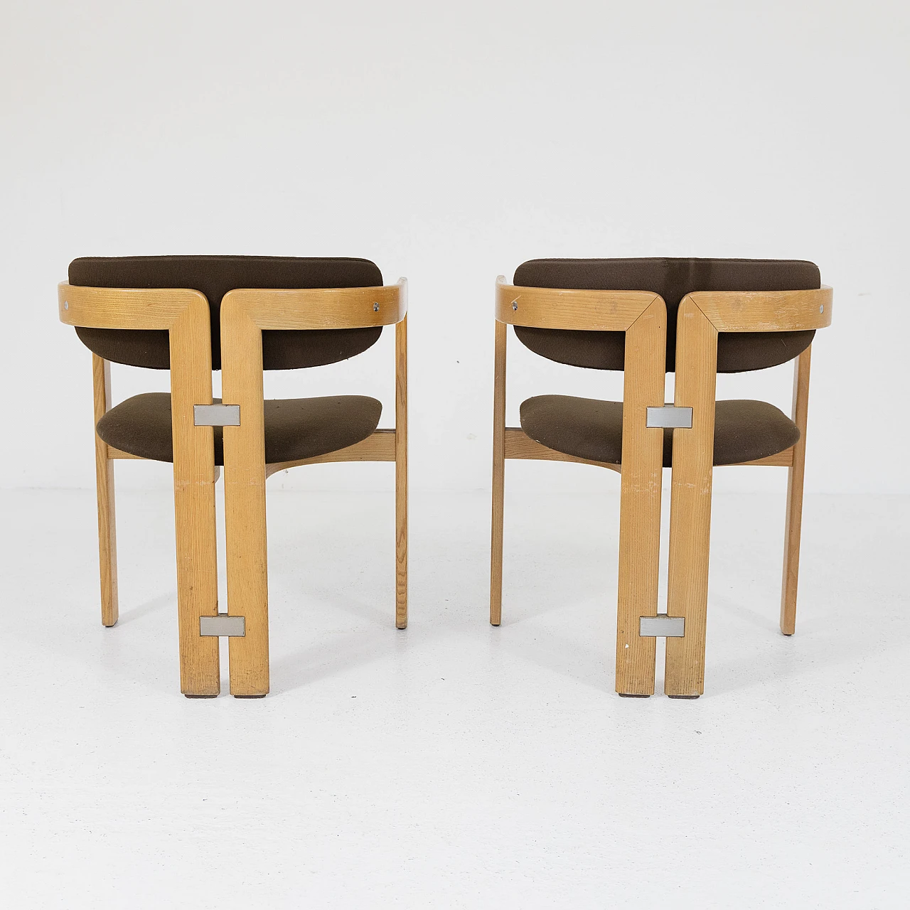 Pair of Pamplona chairs by Augusto Savini for Pozzi, 1960s 3