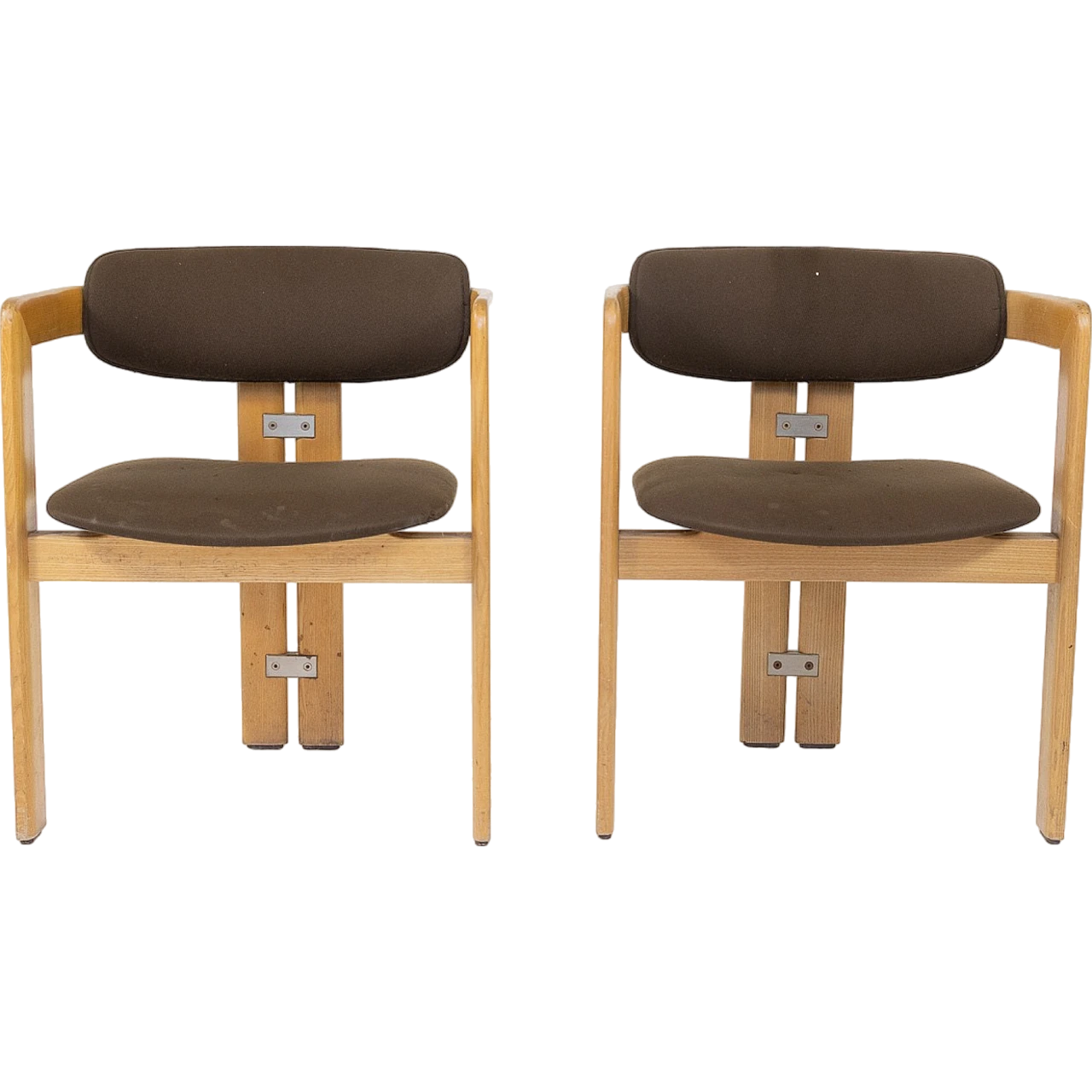Pair of Pamplona chairs by Augusto Savini for Pozzi, 1960s 11