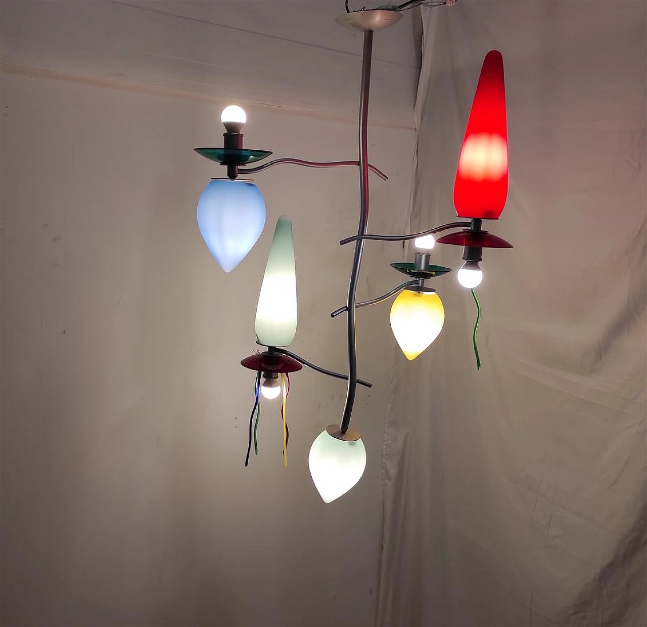 Lampada da soffitto "Giocasta" di A. Anastasio per Artemide, anni '90 5