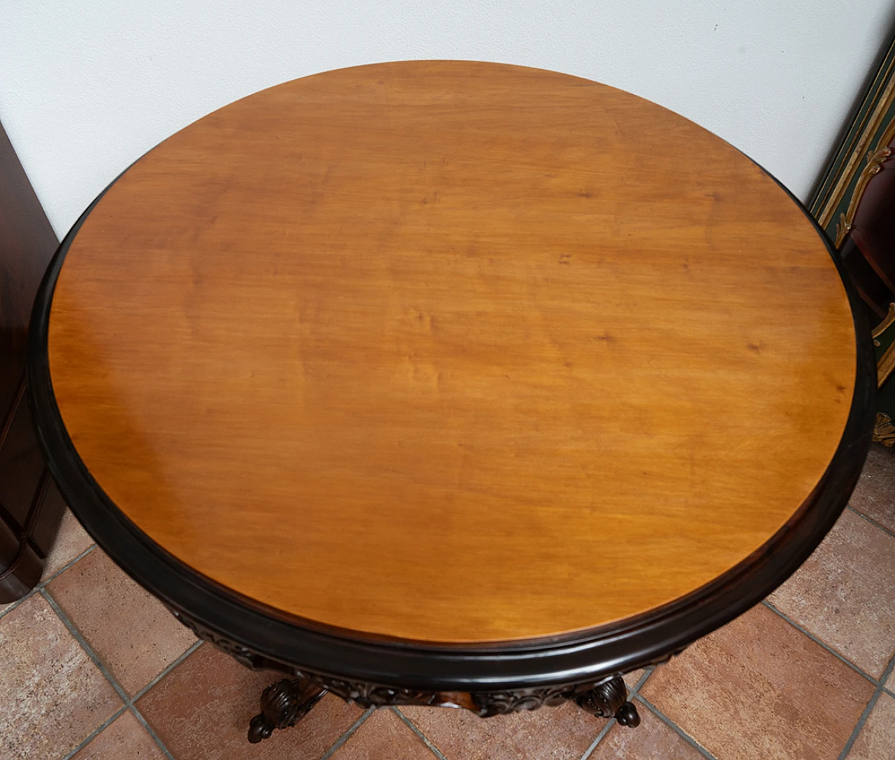 Louis Philippe round coffee table, 19th century 2