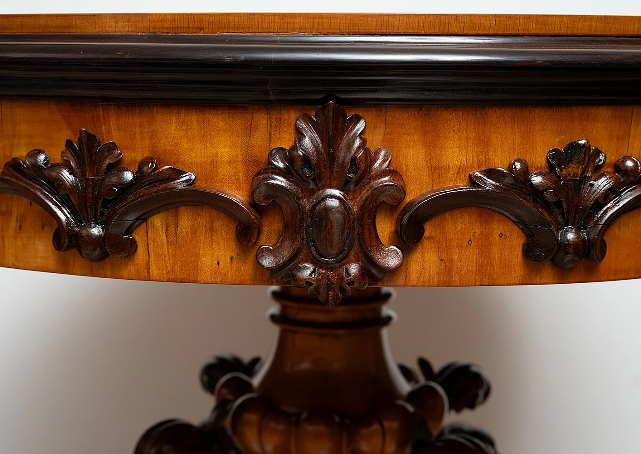 Louis Philippe round coffee table, 19th century 3