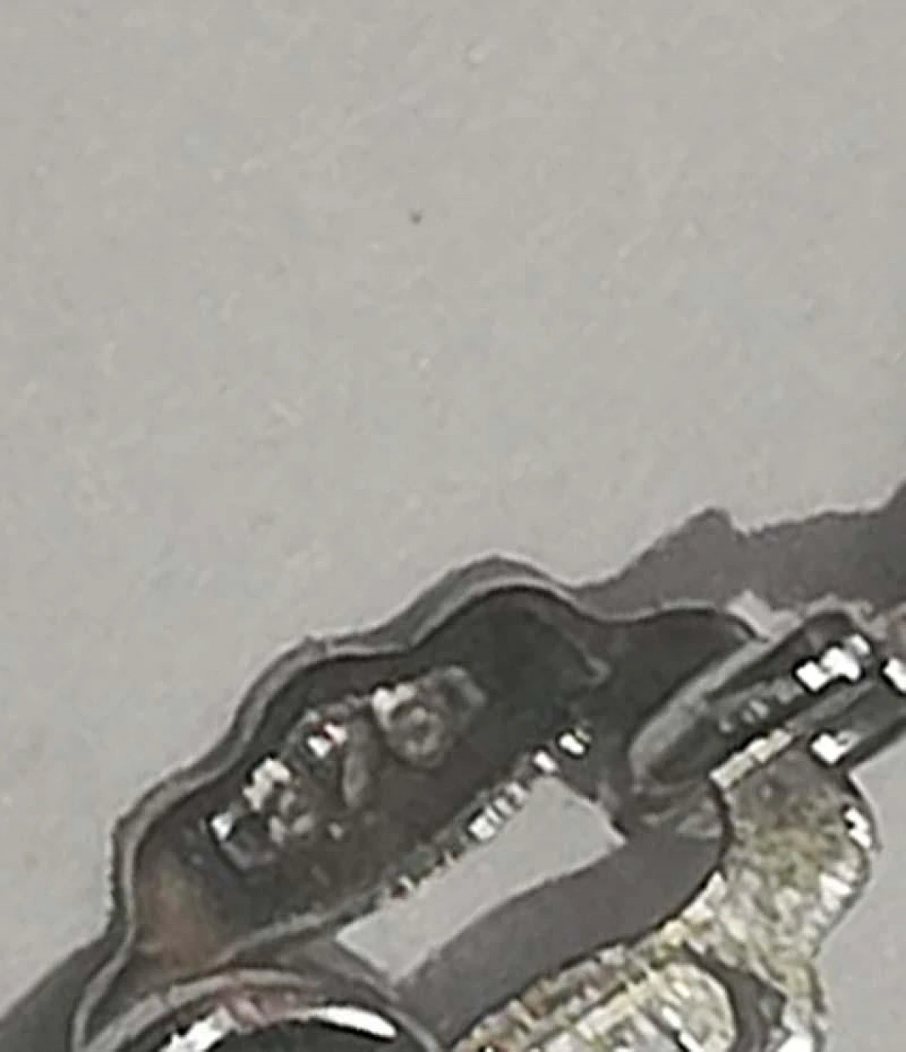 Emerald, Diamonds, Onyx, Platinum and White Gold Pendant Necklace. 7