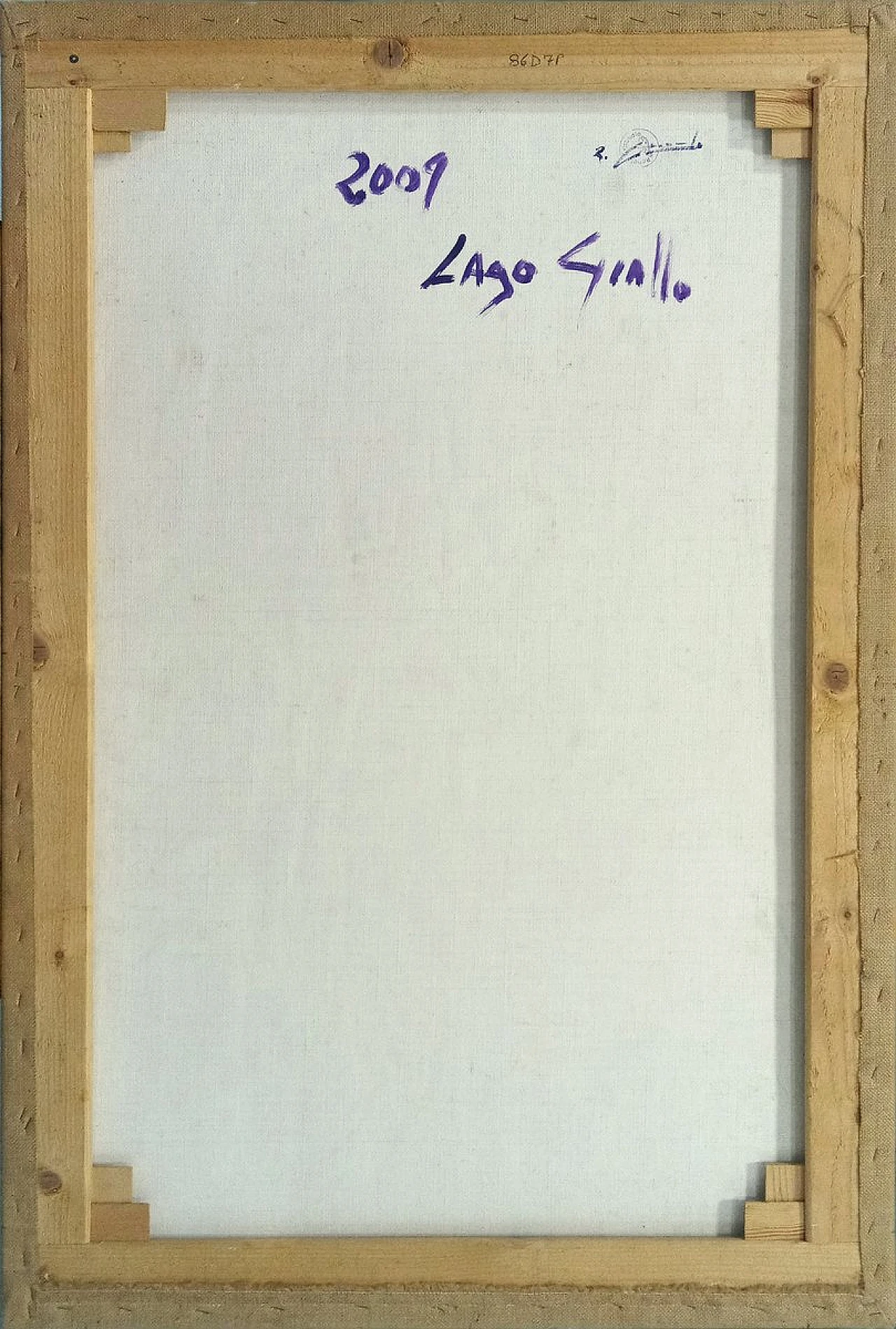 Yellow Tree by Renato Criscuolo, oil on Canvas, 2000s 5