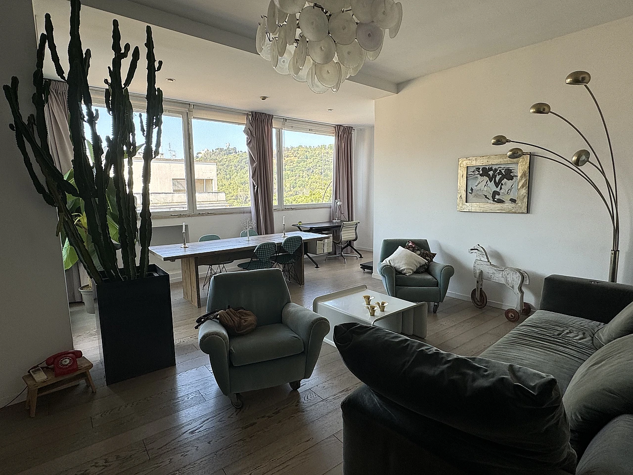 Divano Absolu di Edra, velluto verde, anni 2000 5