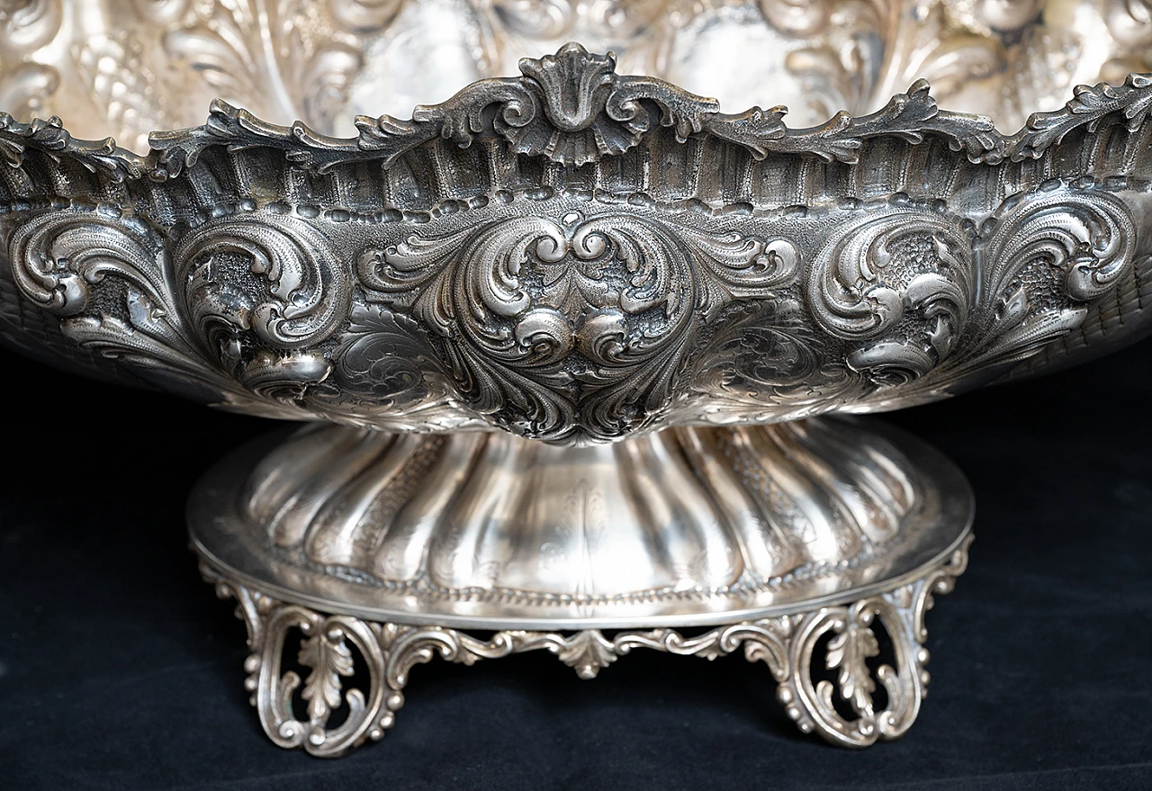 Centrotavola in argento massiccio con punzone N. 800, '900 2