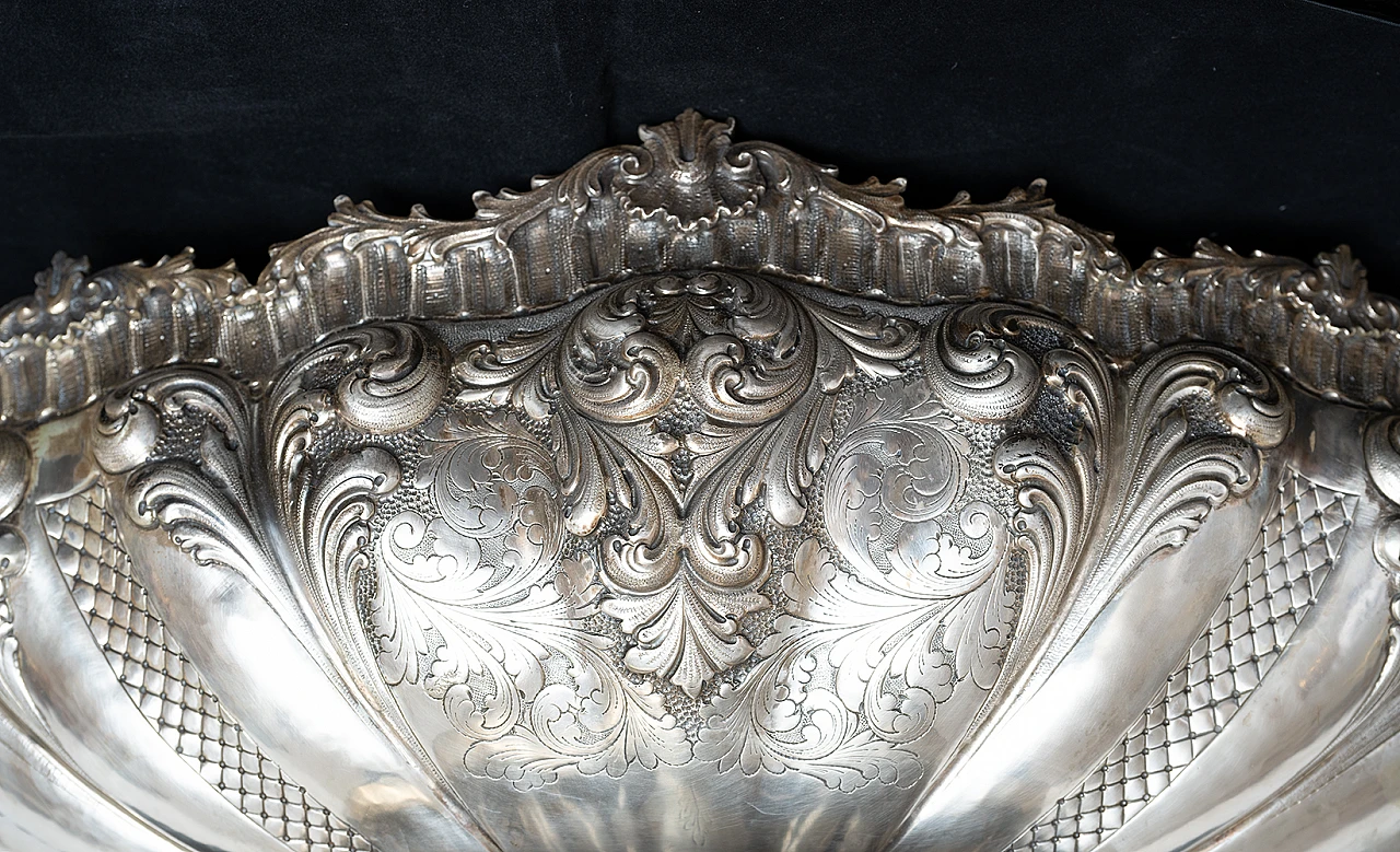 Centrotavola in argento massiccio con punzone N. 800, '900 6
