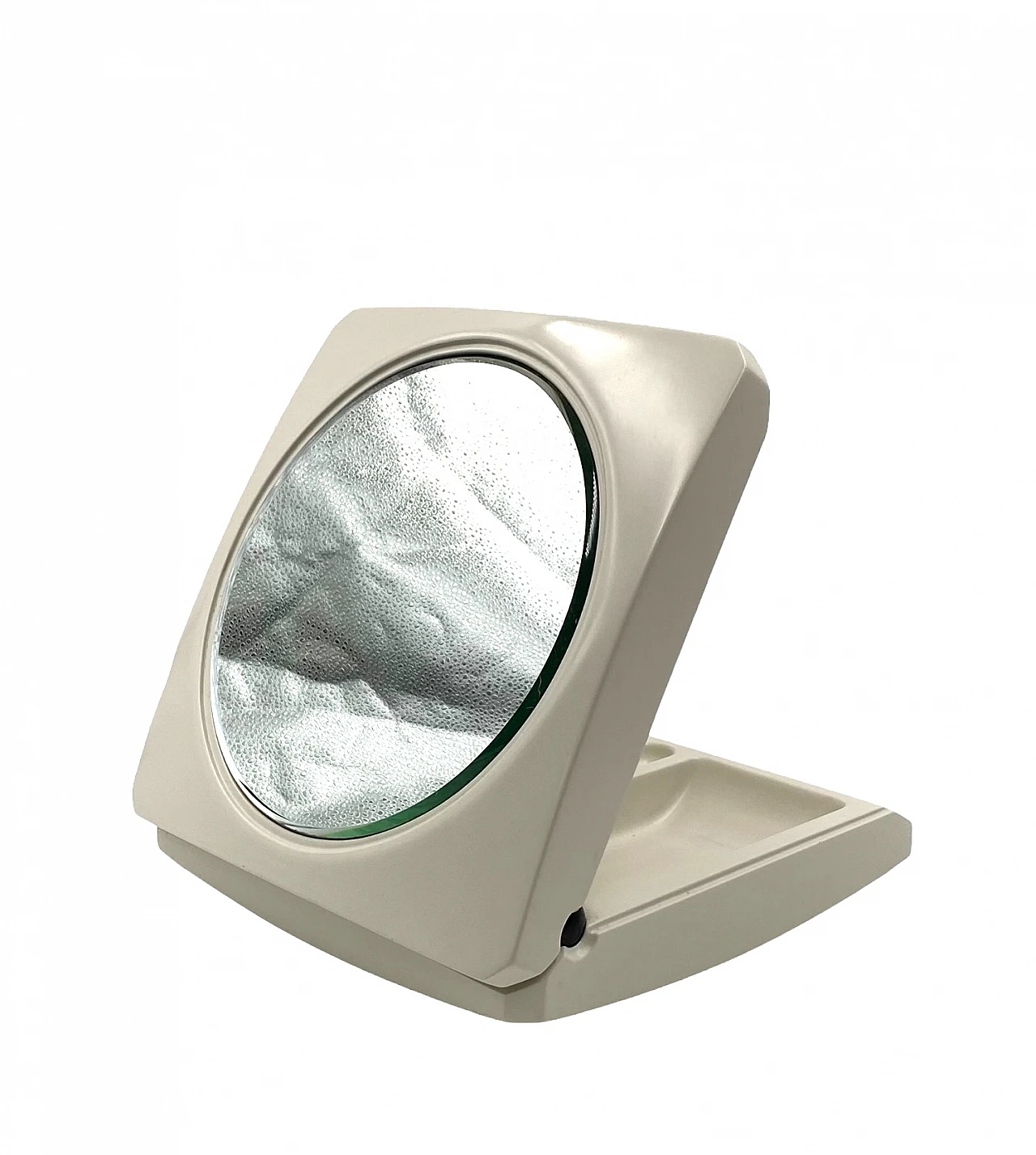 Specchio da tavolo o vanity bianca, 1970 5